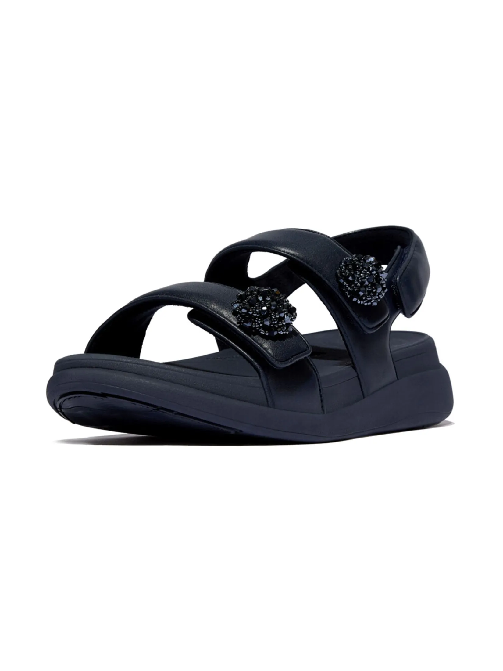 FitFlop™ WOMEN'S F-MODE GO BEADIE-BUTTON ADJ.BS BLUE FitFlop™ WOMEN'S F-MODE GO BEADIE-BUTTON ADJ.BS BLUE