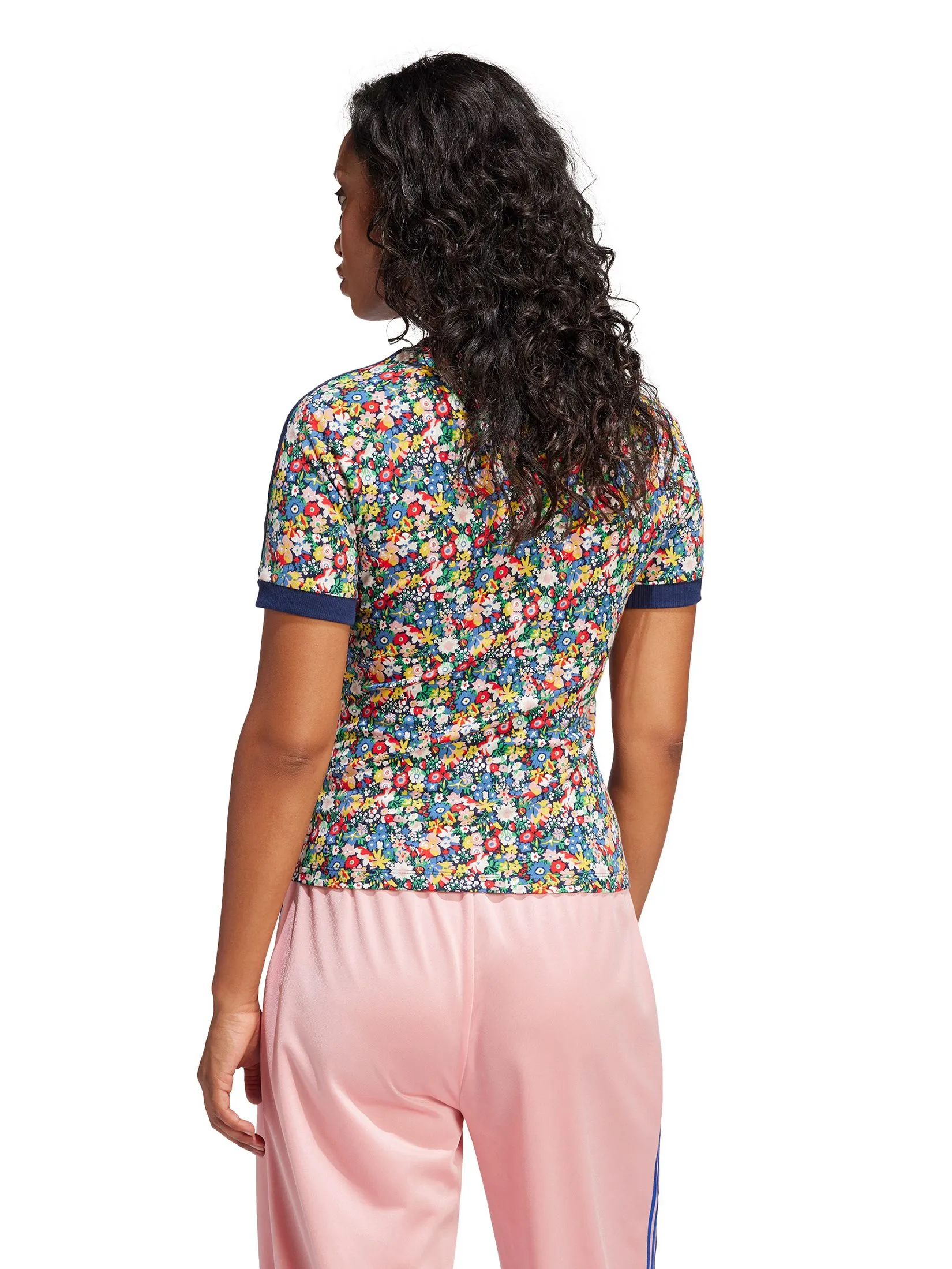 ADIDAS Women T-Shirt Adidas Originals x Liberty London Cali JC7776 A/S UK Multi-Color ADIDAS Women T-Shirt Adidas Originals x Liberty London Cali JC7776 A/S UK Multi-Color