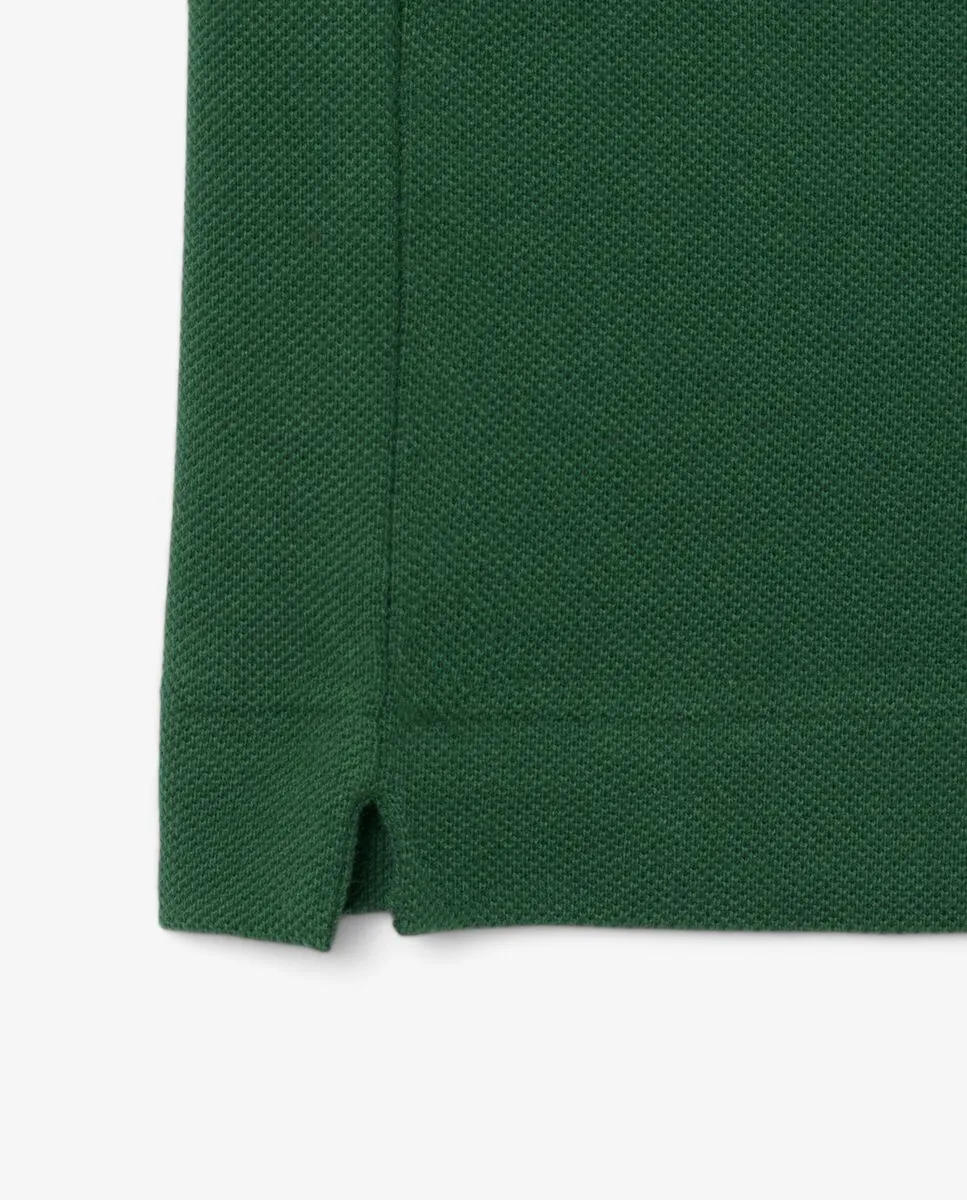 LACOSTE Classic Fit L.12.12 Embroidered Shield Polo Shirt Green LACOSTE Classic Fit L.12.12 Embroidered Shield Polo Shirt Green