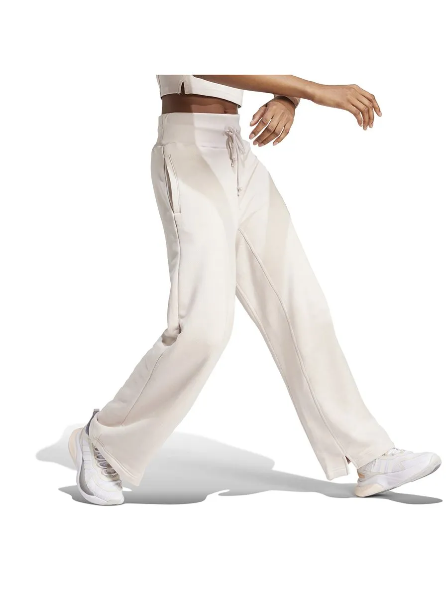 ADIDAS Women Joggers Lounge French Terry Straight Leg Putty Mauve ADIDAS Women Joggers Lounge French Terry Straight Leg Putty Mauve