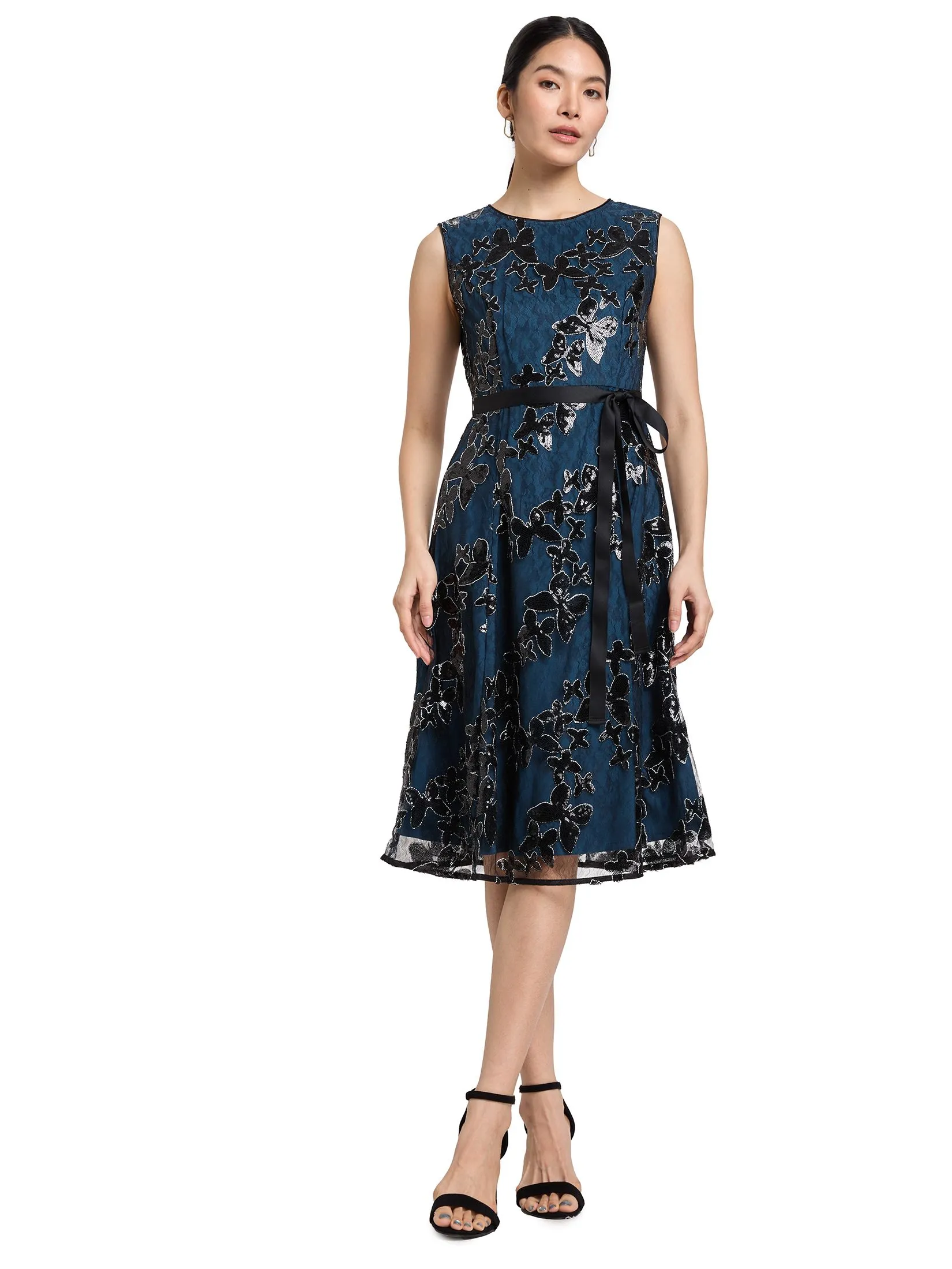EXPRESSIONS EVENING Women Dress Sleeveless Sequin EXPRESSIONS EVENING Women Dress Sleeveless Sequin