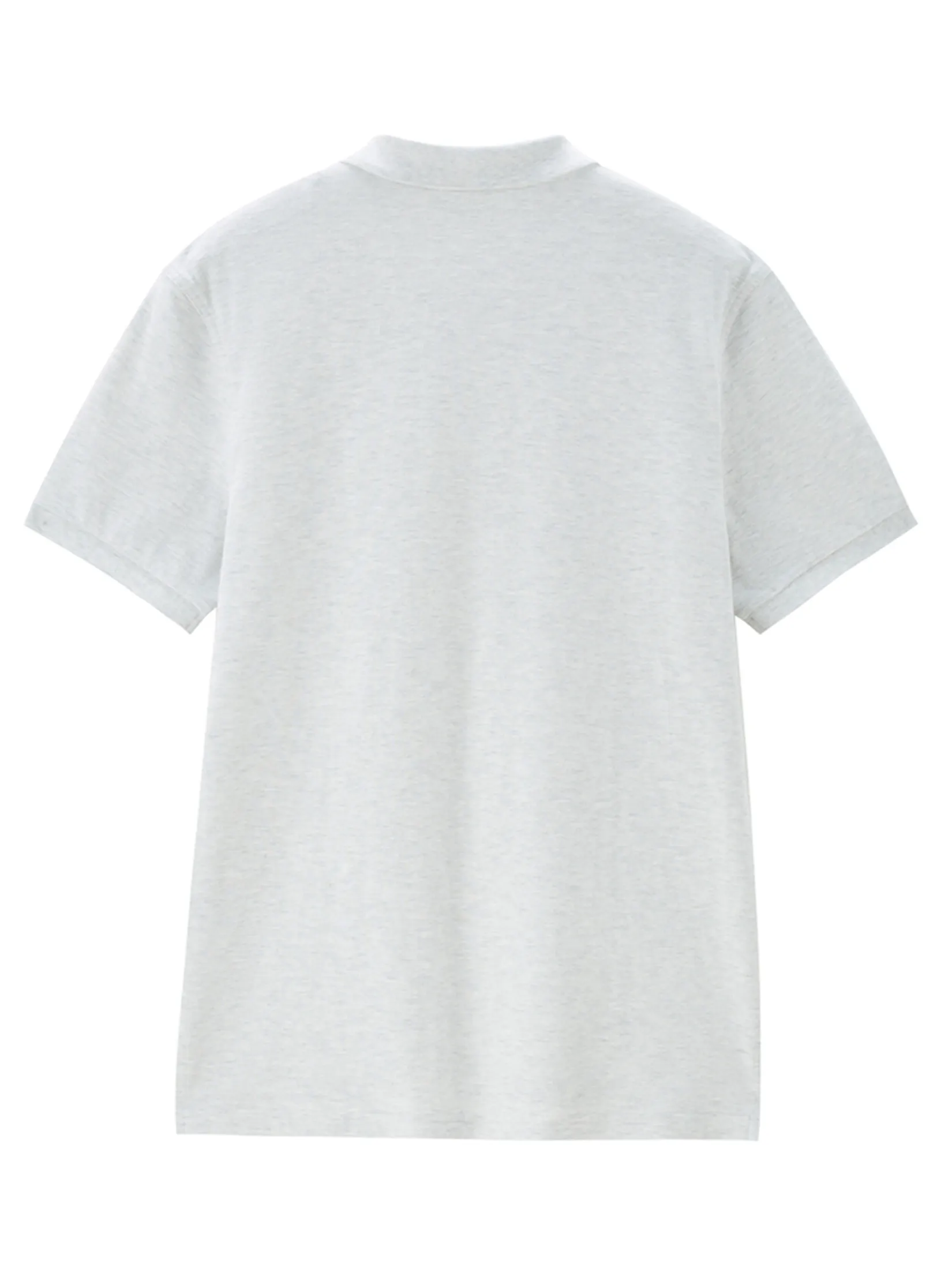 GIORDANO Men s Online Exclusive Pique Polo Shirt (Korea) Light Grey GIORDANO Men s Online Exclusive Pique Polo Shirt (Korea) Light Grey