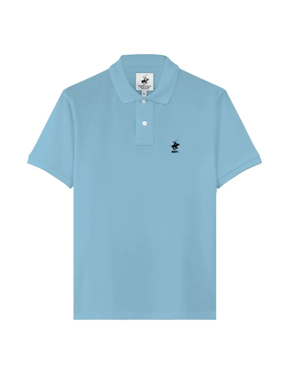 BEVERLY HILLS POLO CLUB Light Blue Men Polo Shirts Model BN21409 BEVERLY HILLS POLO CLUB Light Blue Men Polo Shirts Model BN21409