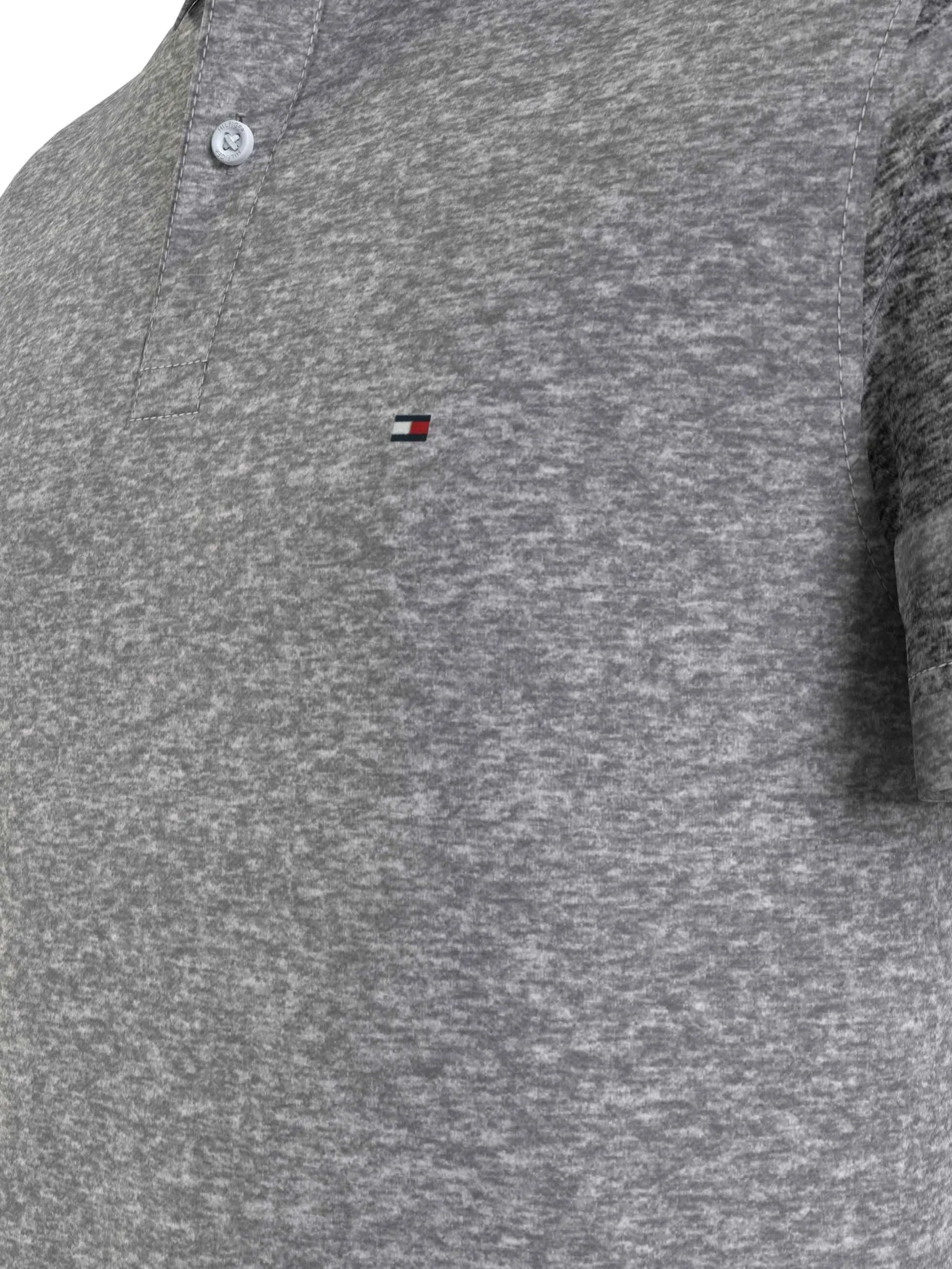 TOMMY HILFIGER MEN POLO Grey Slim Fit TOMMY HILFIGER MEN POLO Grey Slim Fit