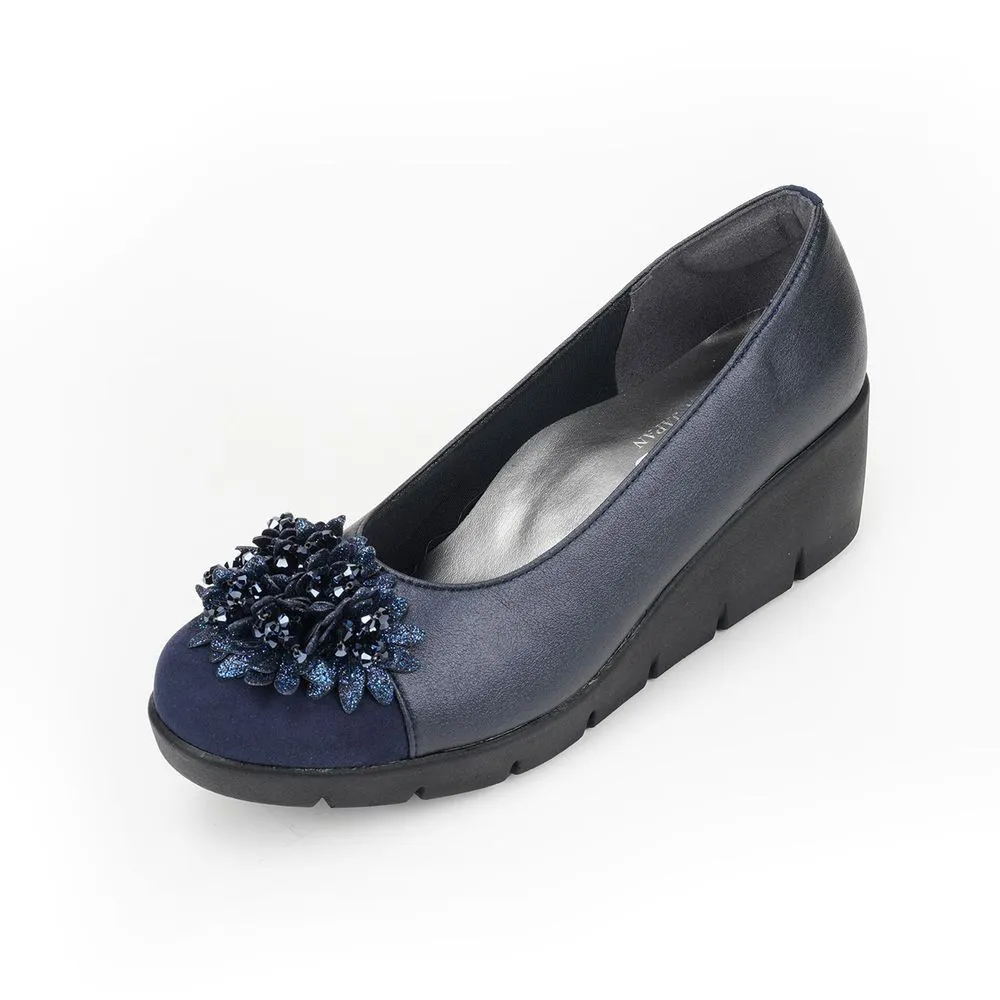 JOLI SNOB Navy Comfort High Heels FC-39618 JOLI SNOB Navy Comfort High Heels FC-39618
