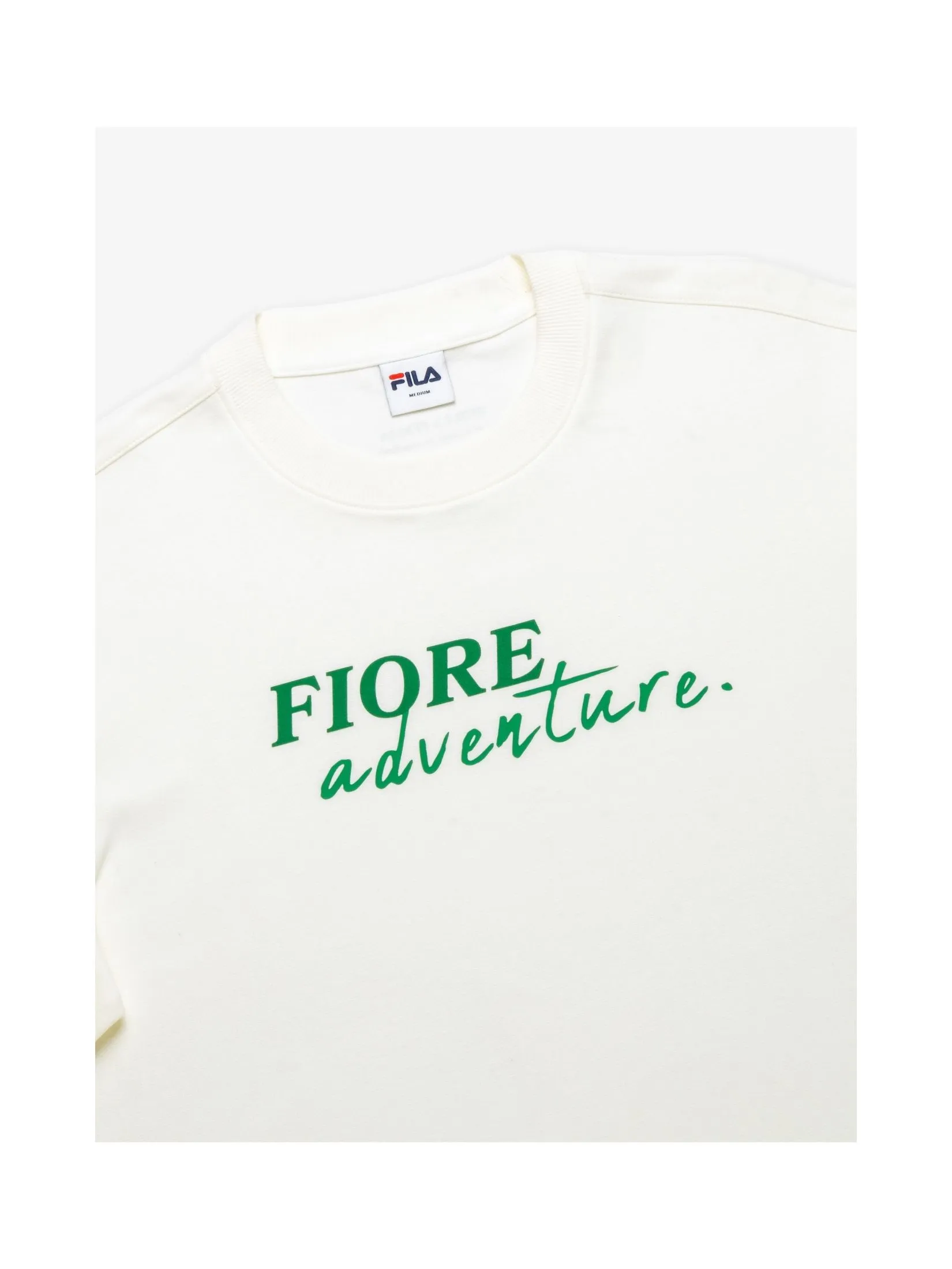 FILA TEE FIORE COLLECTION OFF-WHITE FILA TEE FIORE COLLECTION OFF-WHITE