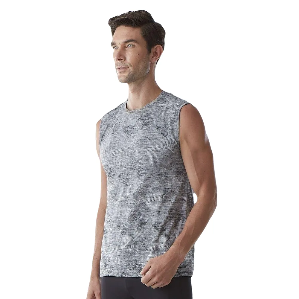 XOLO Grey Men's XOLO WEAVING WALL TANK TOPS (040028) XOLO Grey Men's XOLO WEAVING WALL TANK TOPS (040028)