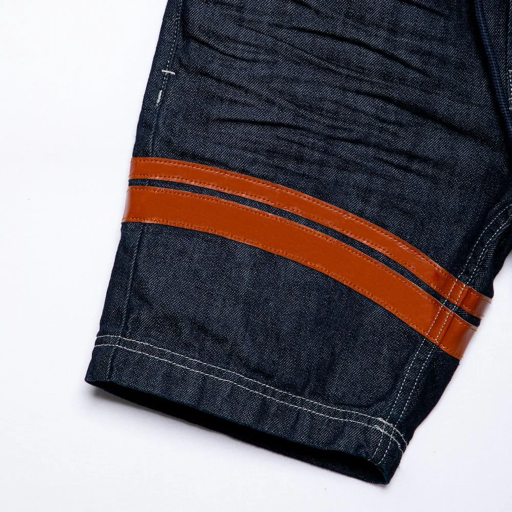 DAVIE JONES NAVY ELASTICATED WAIST STRAPPED DENIM SHORTS SH0028NV DAVIE JONES NAVY ELASTICATED WAIST STRAPPED DENIM SHORTS SH0028NV