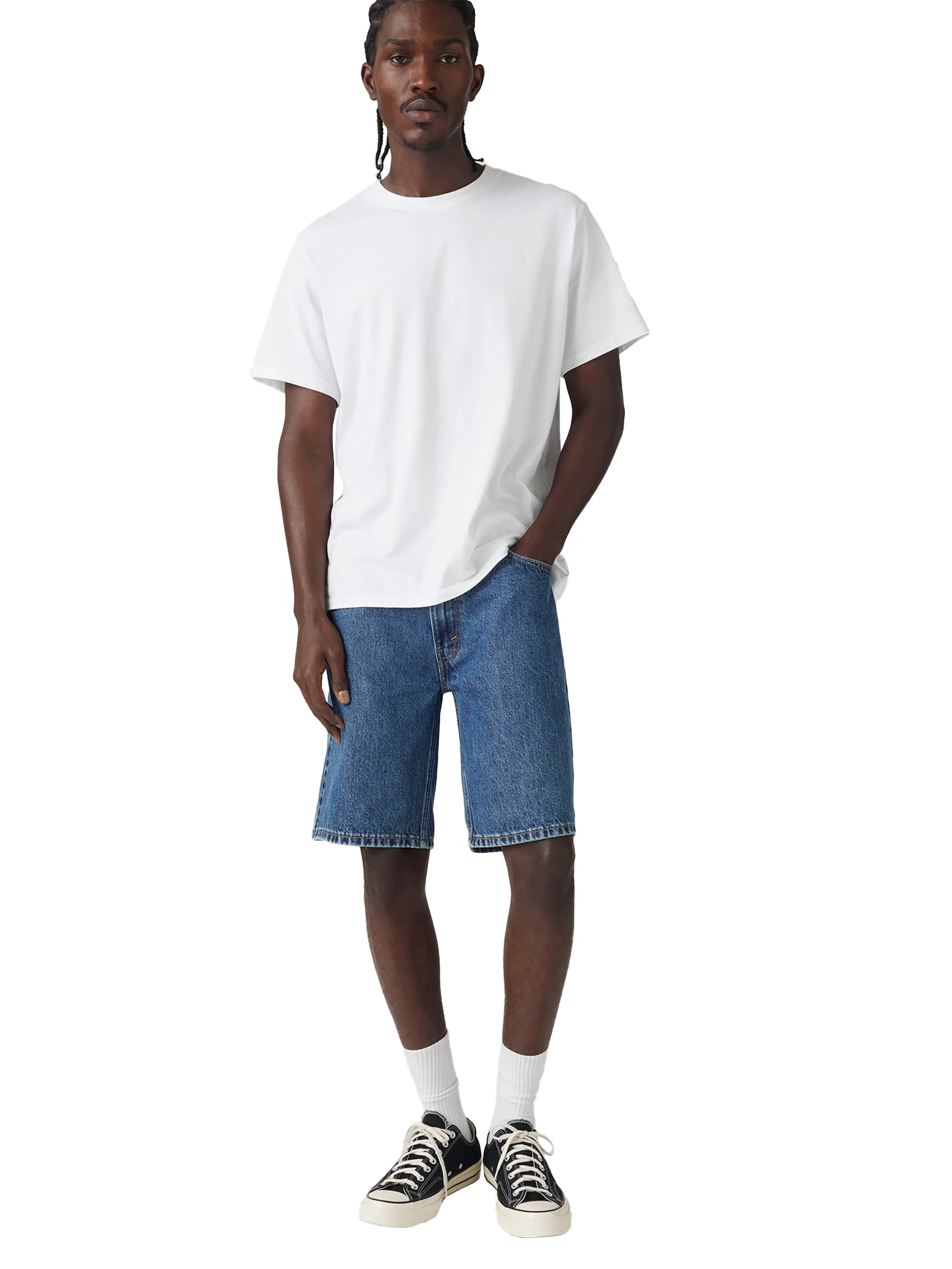 LEVI'S Men's 454 Relaxed Shorts Blue LEVI'S Men's 454 Relaxed Shorts Blue
