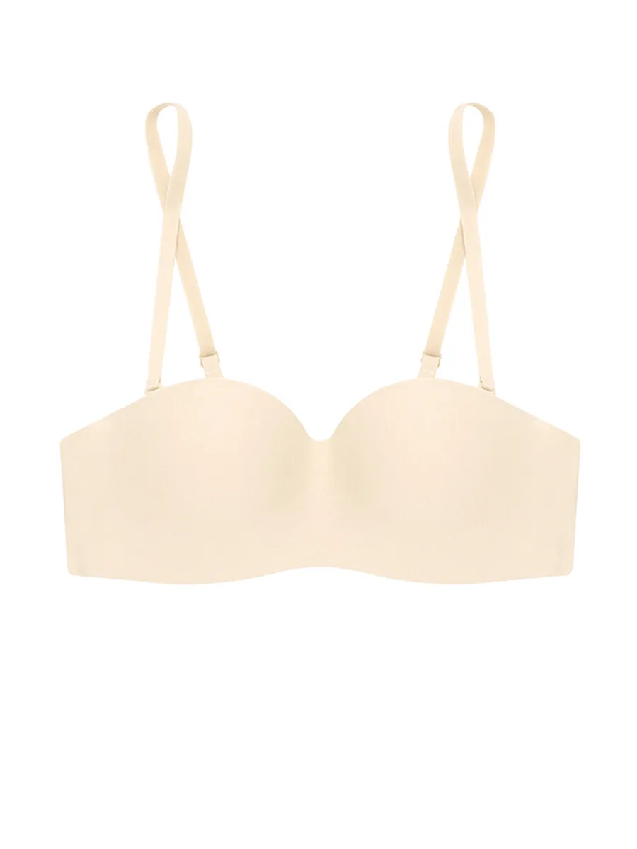 SABINA Doomm Doomm Women Wireless Strapless Bra - Vanilla SABINA Doomm Doomm Women Wireless Strapless Bra - Vanilla