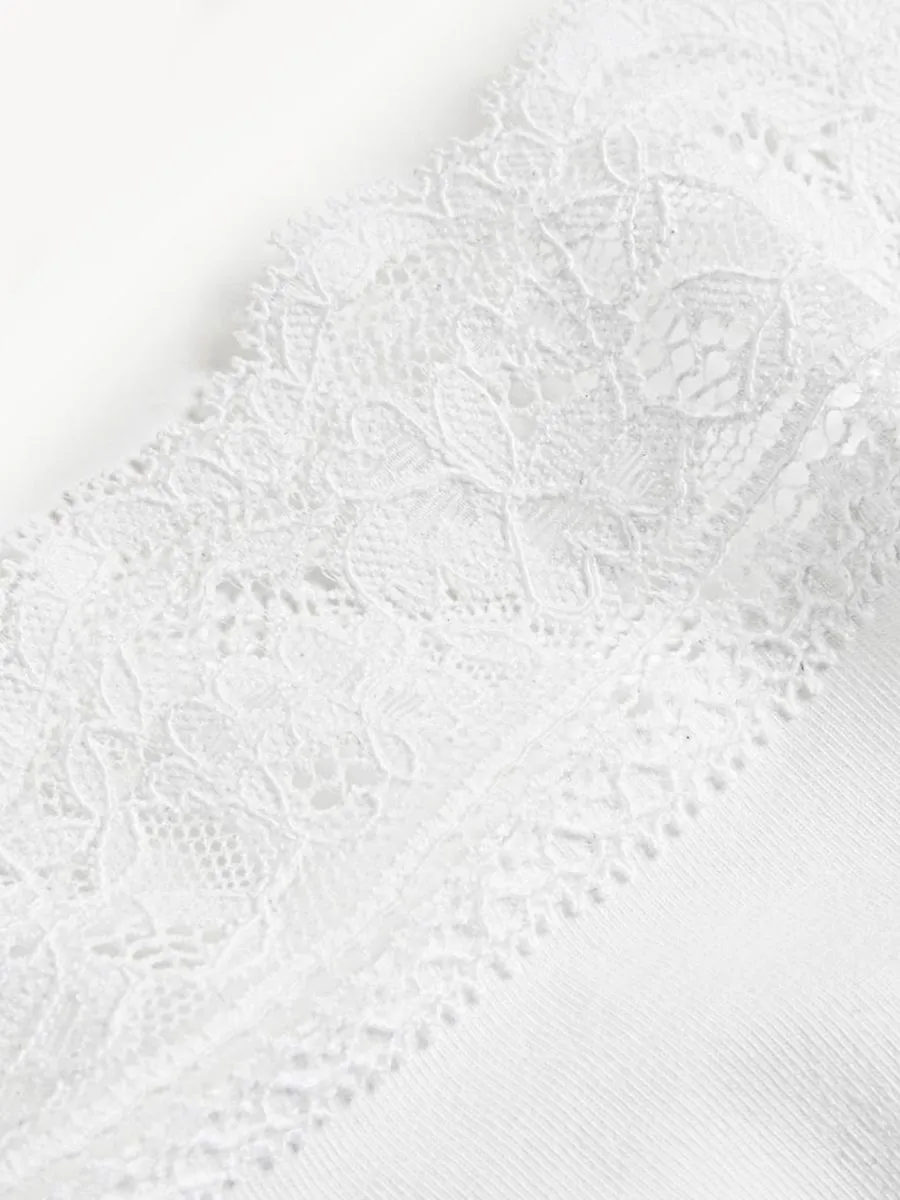 MARKS & SPENCER Women High Leg Knickers Cotton Rich High Waisted Pack 5 pcs MARKS & SPENCER Women High Leg Knickers Cotton Rich High Waisted Pack 5 pcs