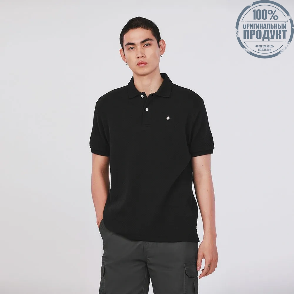 JOHN HENRY Men's Polo (Slim Fit) SAIL AWAY Black JOHN HENRY Men's Polo (Slim Fit) SAIL AWAY Black