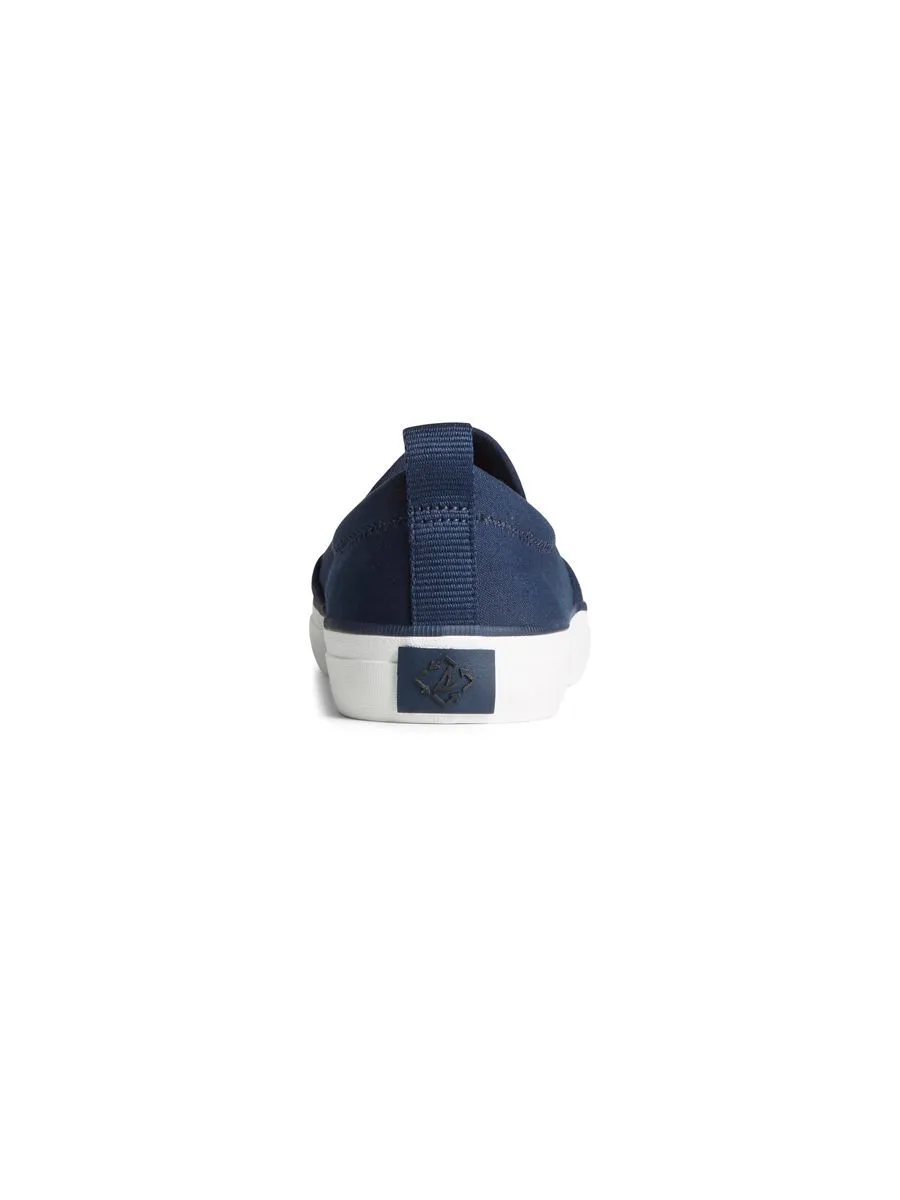 SPERRY WOMEN CREST TWIN GORE SEACYCLED CANVAS BLUE SPERRY WOMEN CREST TWIN GORE SEACYCLED CANVAS BLUE