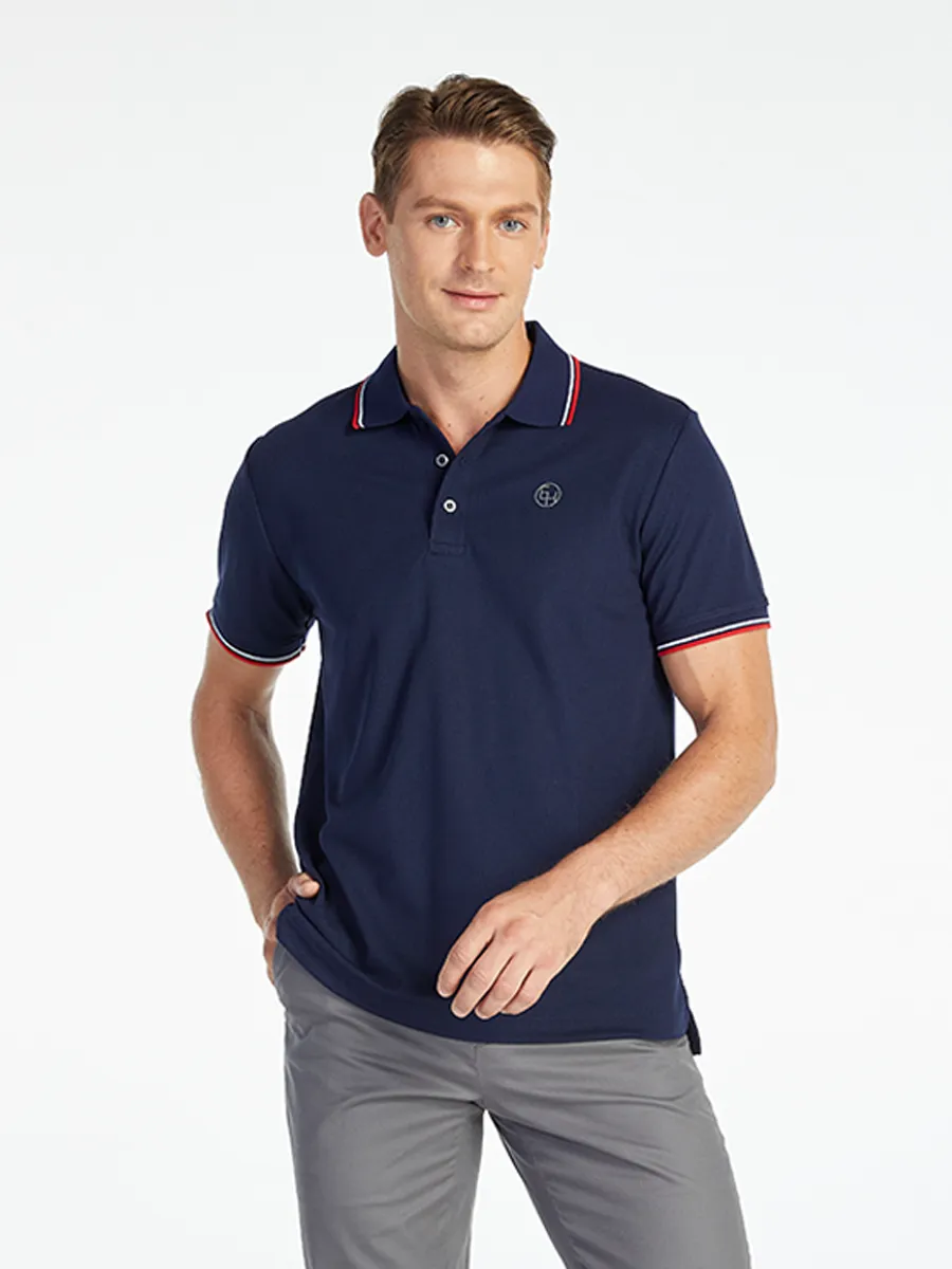 ELLE HOMME MEN POLO SHIRT W8K903NV - NAVY BLUE ELLE HOMME MEN POLO SHIRT W8K903NV - NAVY BLUE