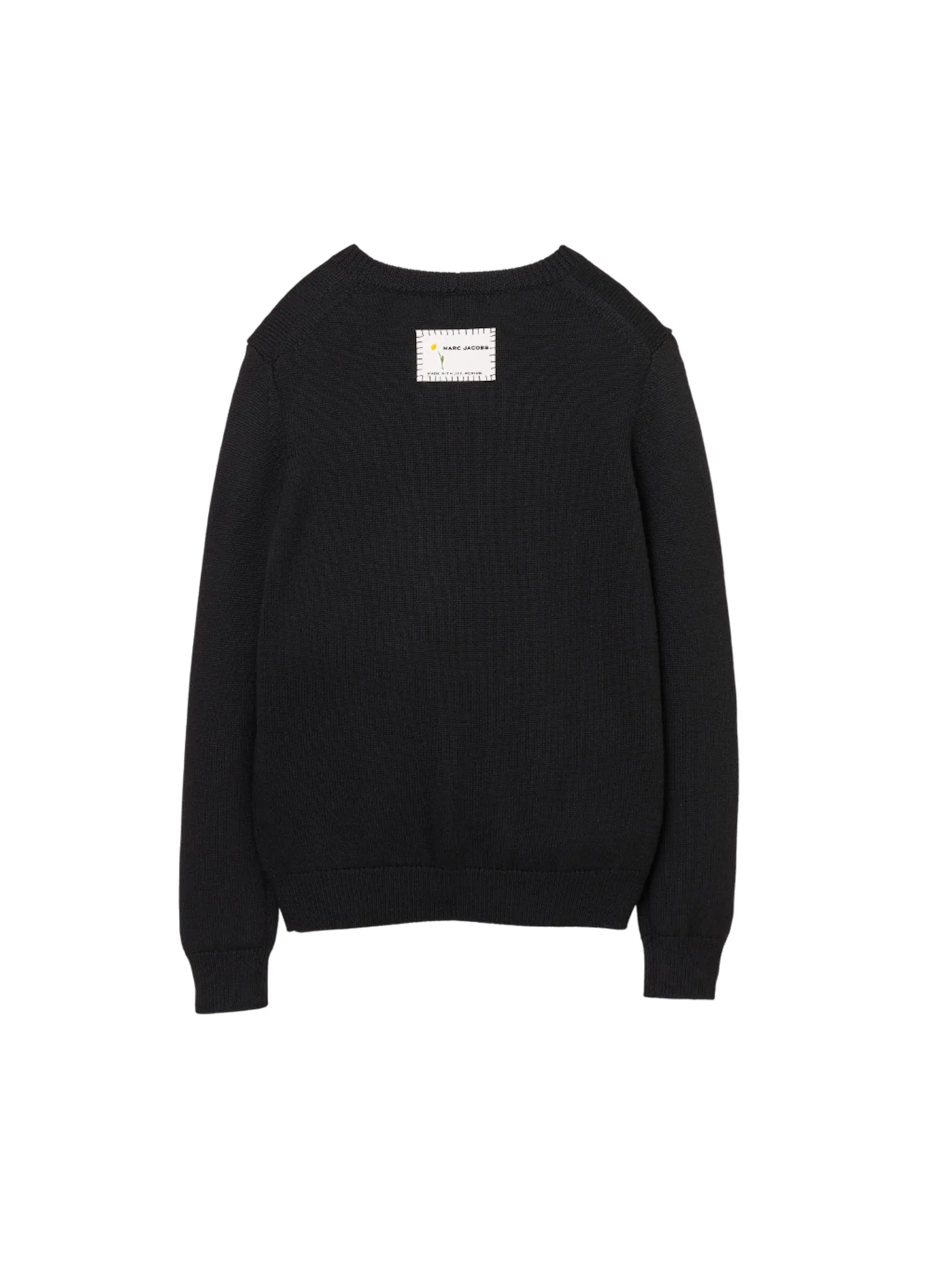 MARC JACOBS THE MARC IS JOY JACQUARD CREWNECK BLACK MARC JACOBS THE MARC IS JOY JACQUARD CREWNECK BLACK