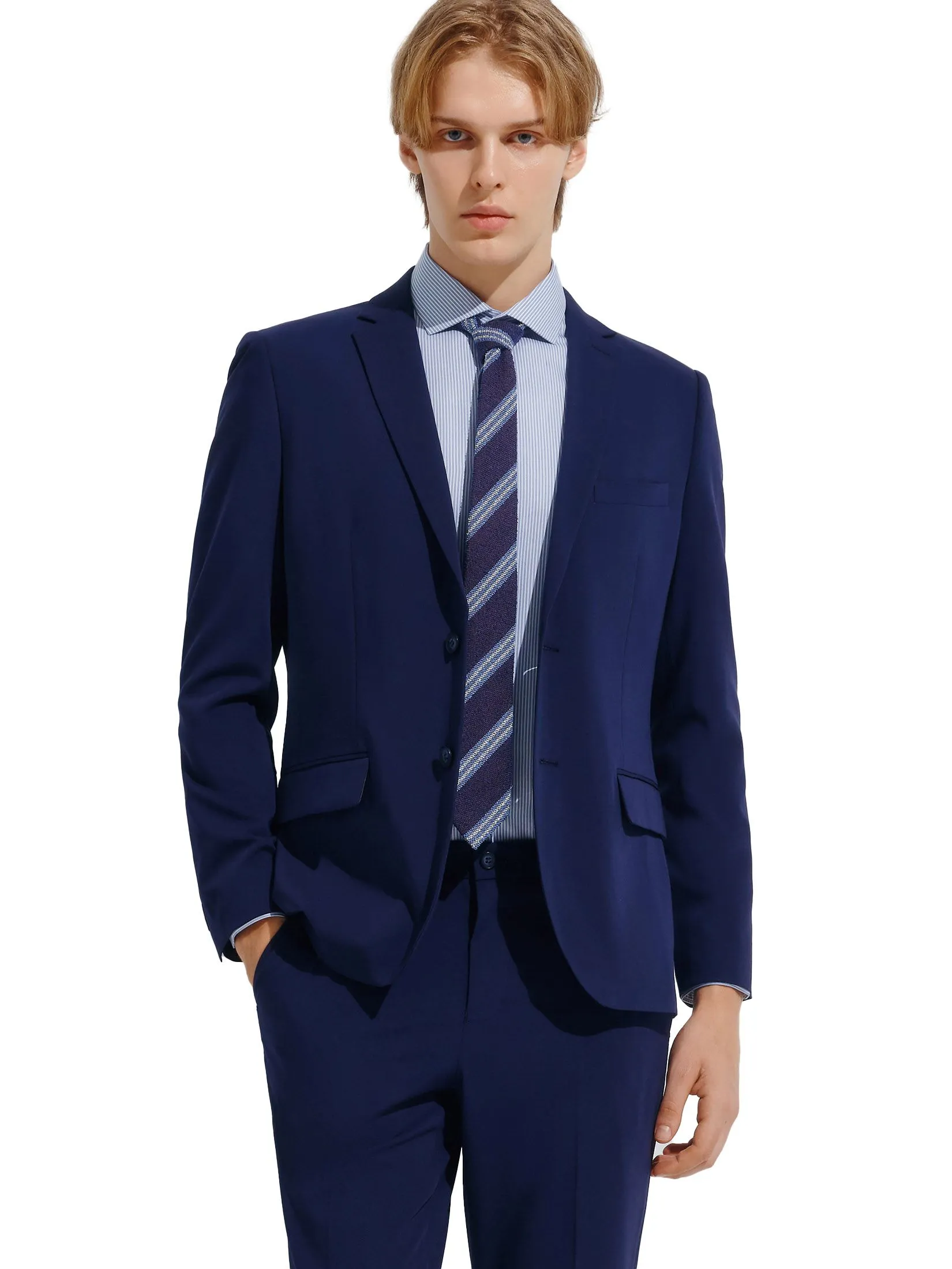 G2000 Men Clothing Muti-Way Stretch Suit Blazer  Smart Fit - Navy G2000 Men Clothing Muti-Way Stretch Suit Blazer  Smart Fit - Navy