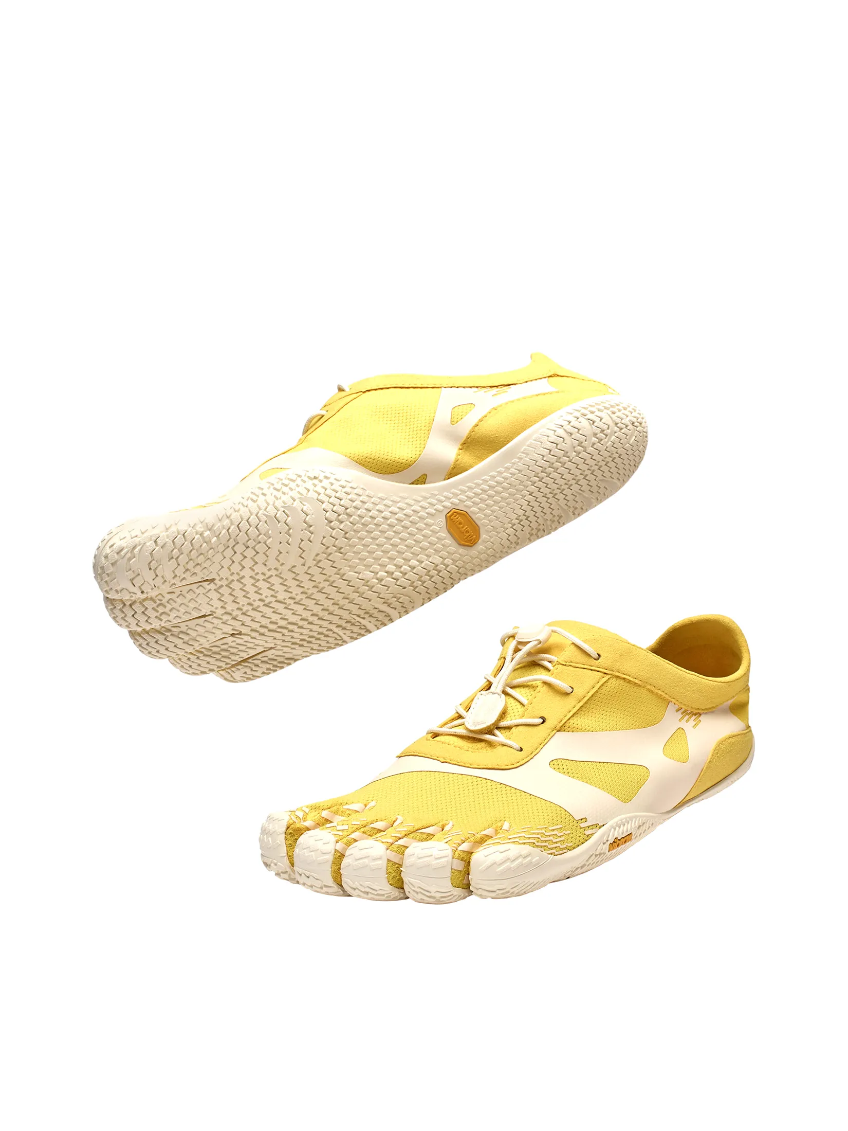 VIBRAM FIVEFINGERS Men Training Shoes VFF KSO EVO Yellow/White VIBRAM FIVEFINGERS Men Training Shoes VFF KSO EVO Yellow/White
