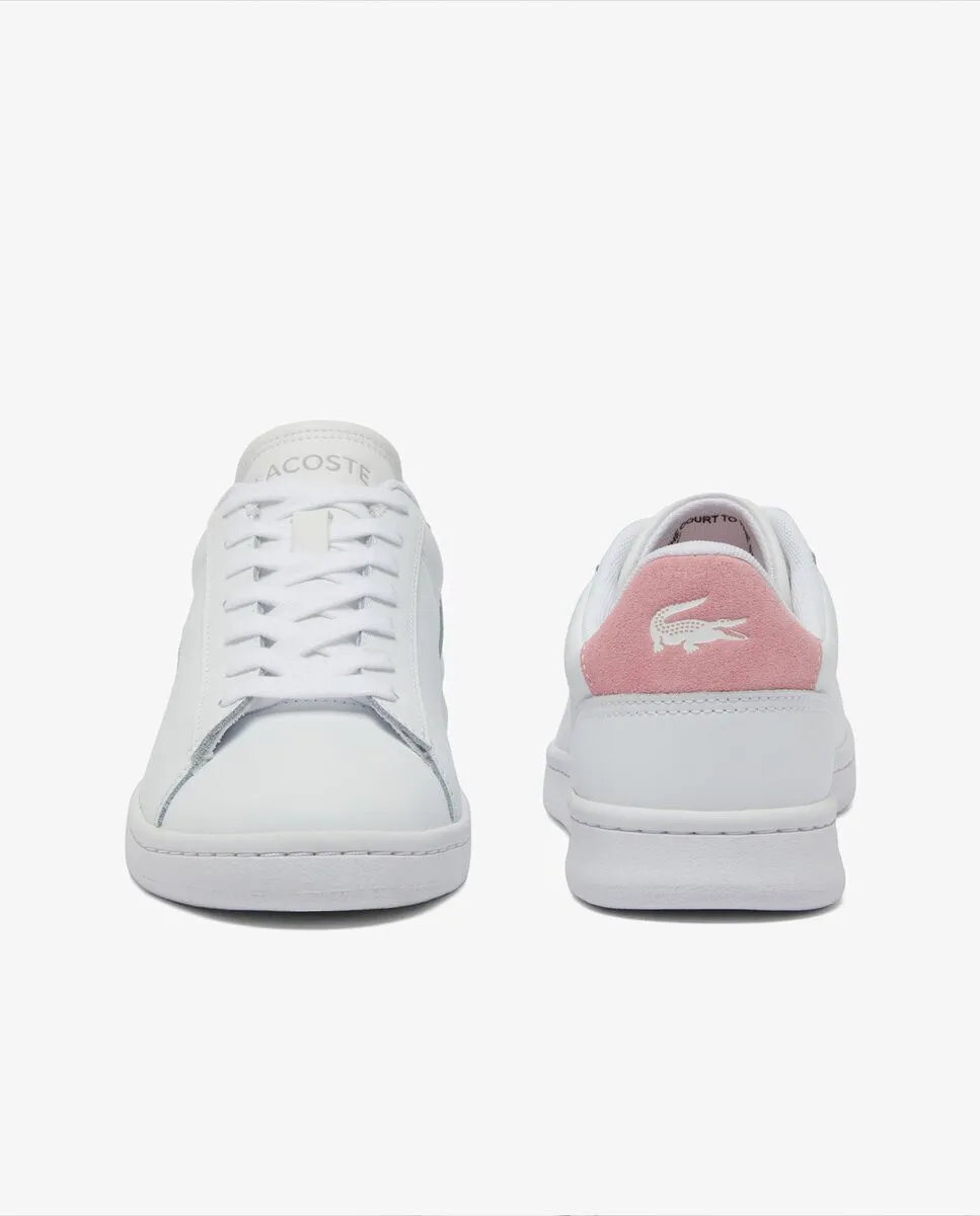 LACOSTE Women’s Carnaby Set Leather Sneakers White LACOSTE Women’s Carnaby Set Leather Sneakers White