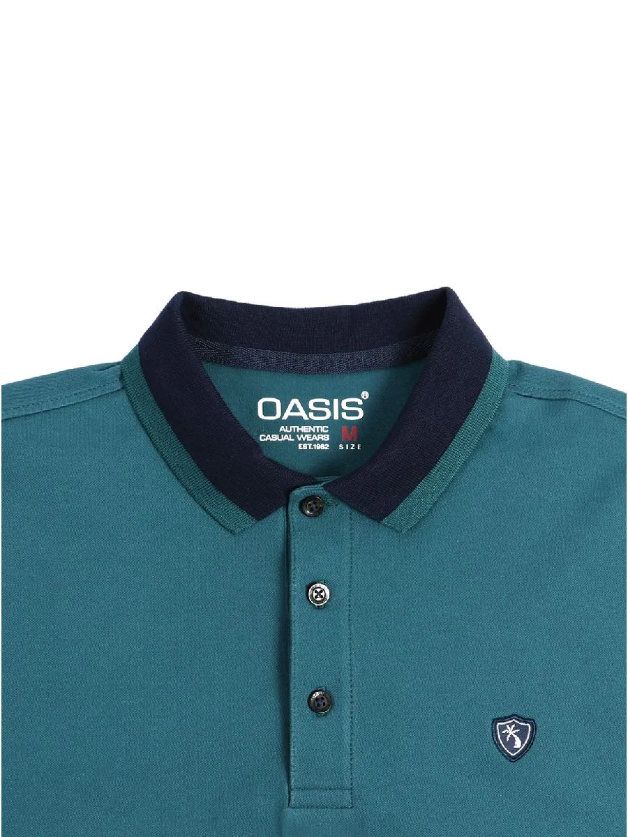 OASIS Men's short sleeve polo shirt Dark Green OASIS Men's short sleeve polo shirt Dark Green
