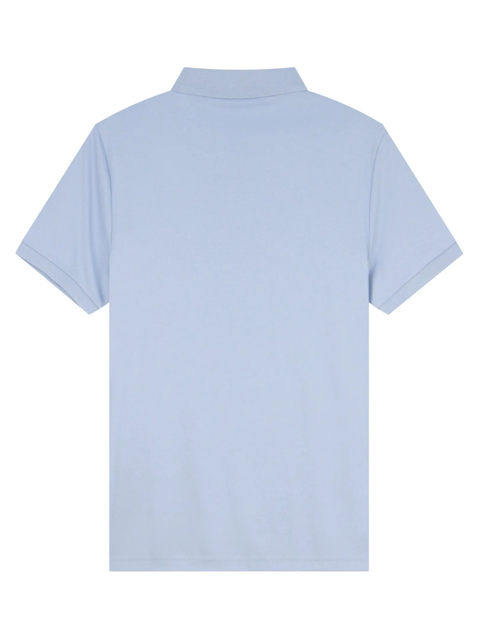 GIORDANO Men's Slim Interlock Polo (Liquid Touch) Subdued Blue GIORDANO Men's Slim Interlock Polo (Liquid Touch) Subdued Blue