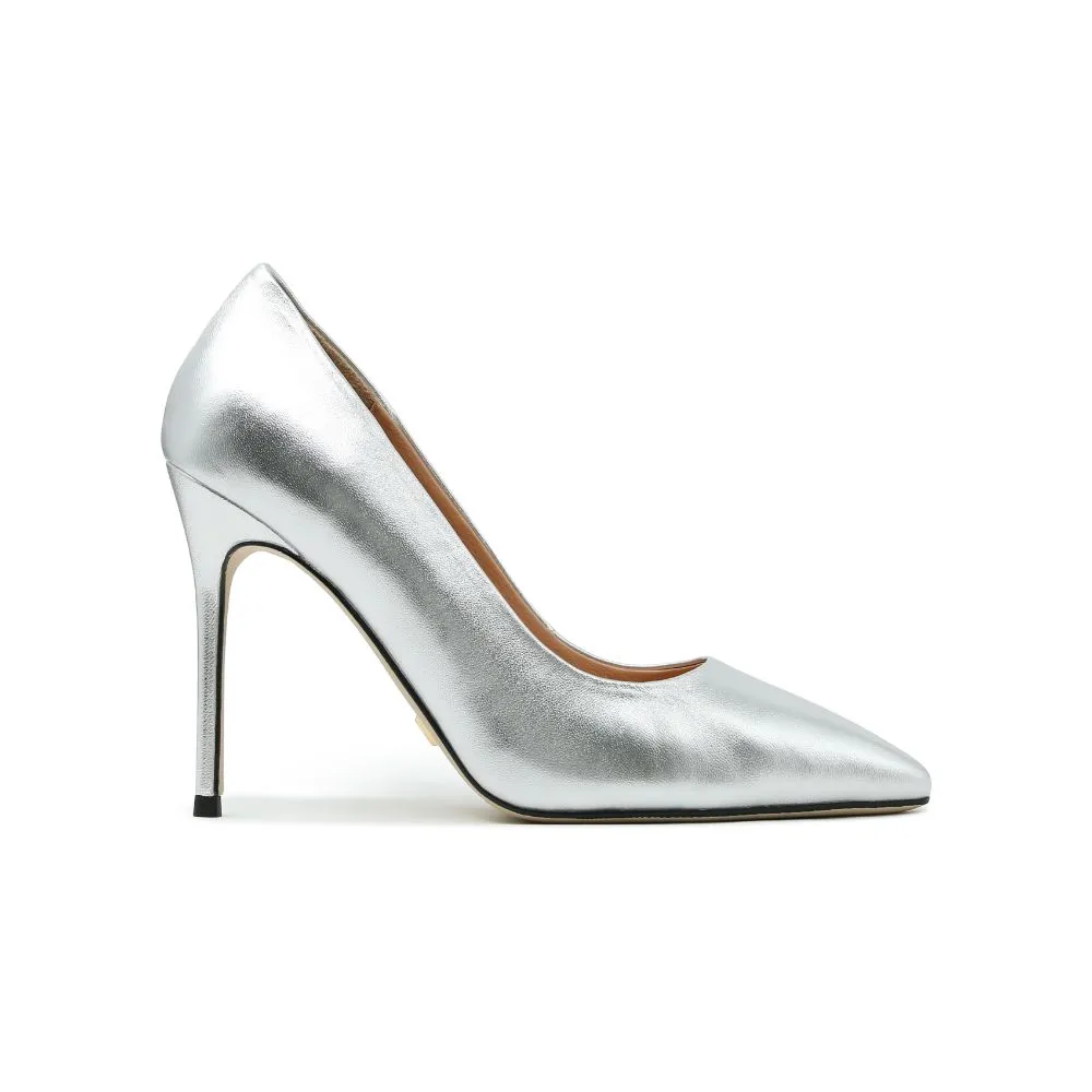 SHU CELEB HEELS 4" IN MILAN SWSC0801-SV41-SILVER SHU CELEB HEELS 4" IN MILAN SWSC0801-SV41-SILVER