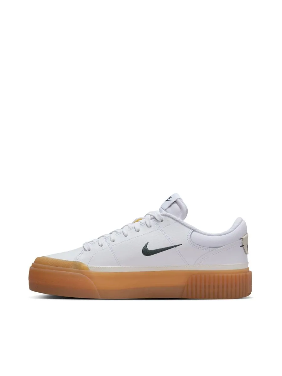 NIKE Women Sneakers Court Legacy Lift White/Vintage Green-Gum Yellow-Sail NIKE Women Sneakers Court Legacy Lift White/Vintage Green-Gum Yellow-Sail