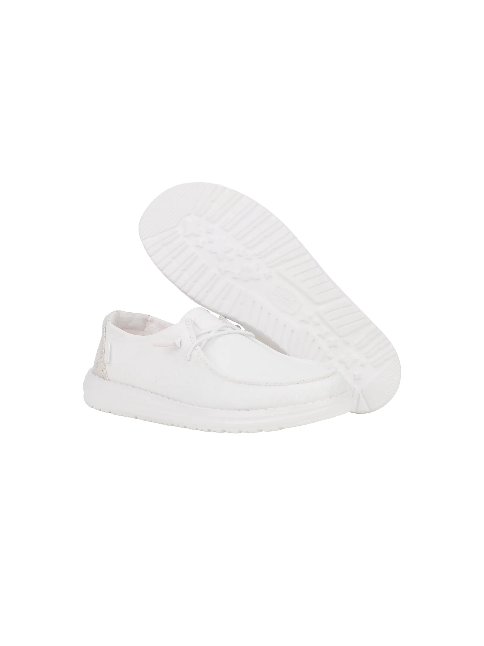 HEYDUDE WENDY METALLIC SPARKLE  - WHITE HEYDUDE WENDY METALLIC SPARKLE  - WHITE
