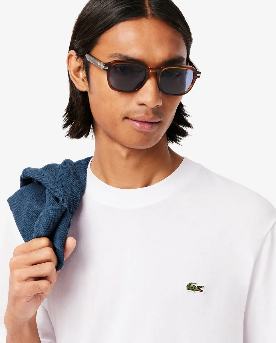 LACOSTE Cotton T-Shirt White LACOSTE Cotton T-Shirt White
