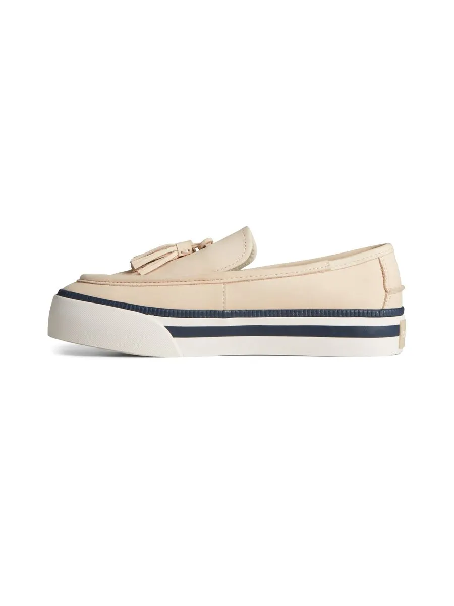 SPERRY WOMEN SEA SAILOR PLATFORM TASSEL LOAFER WHITE SPERRY WOMEN SEA SAILOR PLATFORM TASSEL LOAFER WHITE