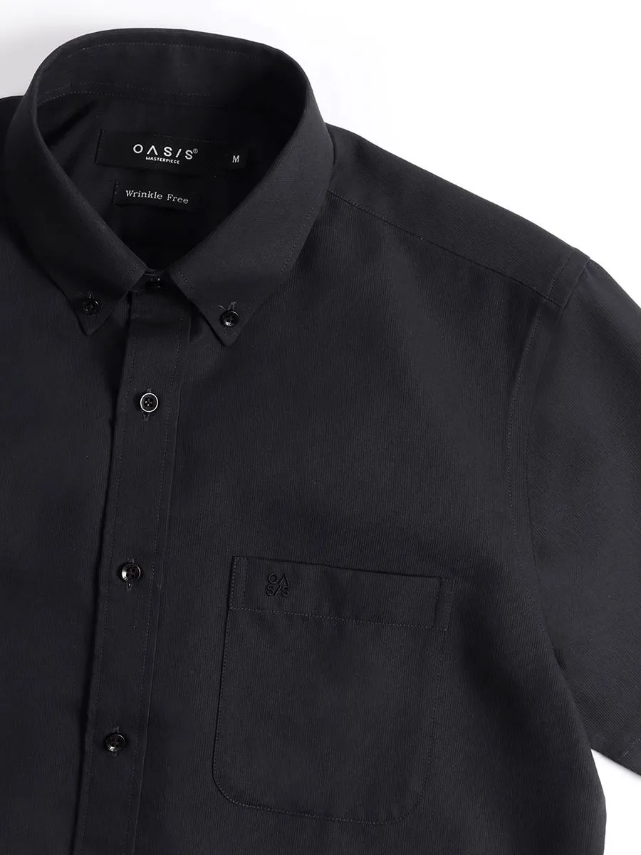 OASIS Men's Short sleeve Shirt Black OASIS Men's Short sleeve Shirt Black