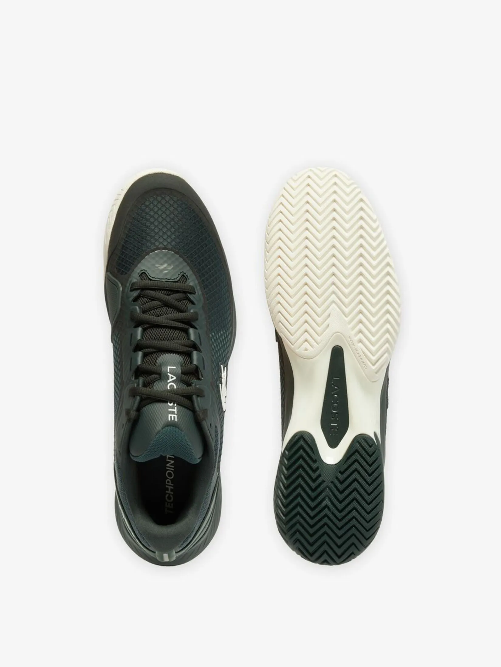 LACOSTE Men’s Tech Point Tennis Shoes Green LACOSTE Men’s Tech Point Tennis Shoes Green