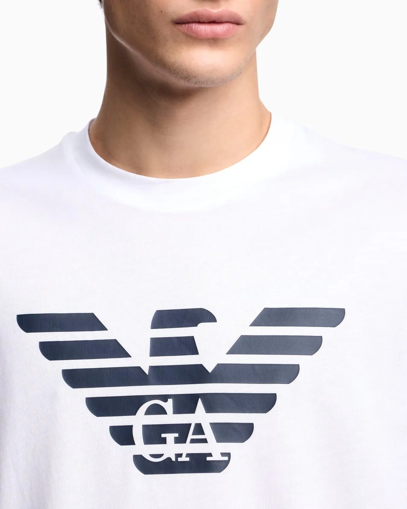 EMPORIO ARMANI Tee Men 8N1TN5-1JPZZ-0147 Off-White EMPORIO ARMANI Tee Men 8N1TN5-1JPZZ-0147 Off-White