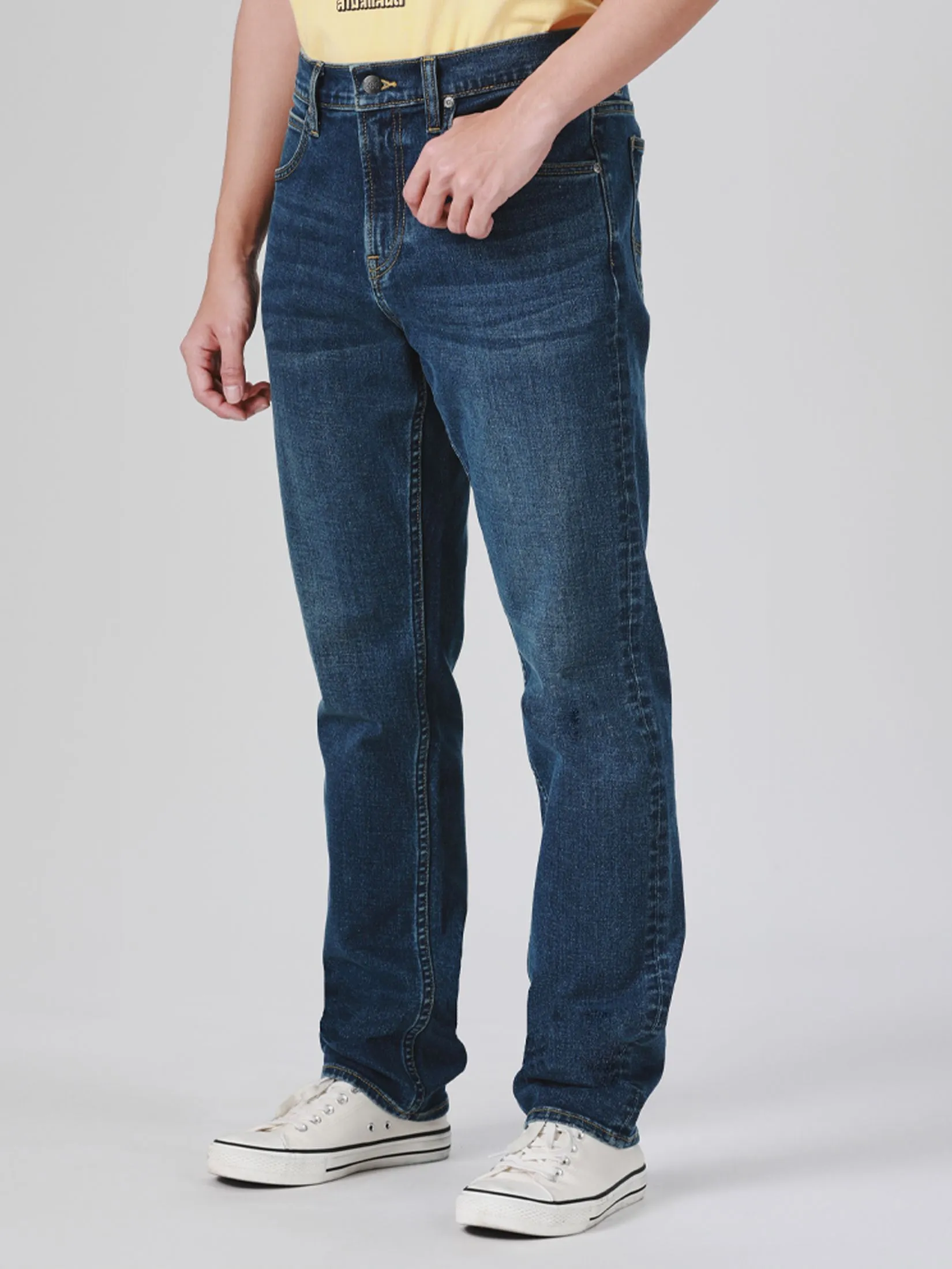 LEE Men's Jeans Lee Smiley Collection Mid Zed Fit Dark Indigo LEE Men's Jeans Lee Smiley Collection Mid Zed Fit Dark Indigo