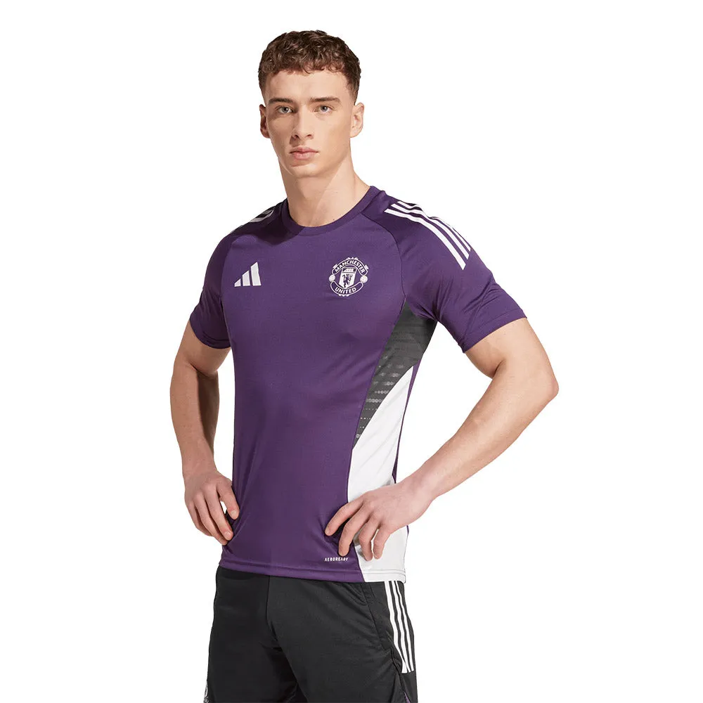 ADIDAS Manchester United Tiro 25 Competition Training Men Football Jersey Purple - AD001SH819EMTH