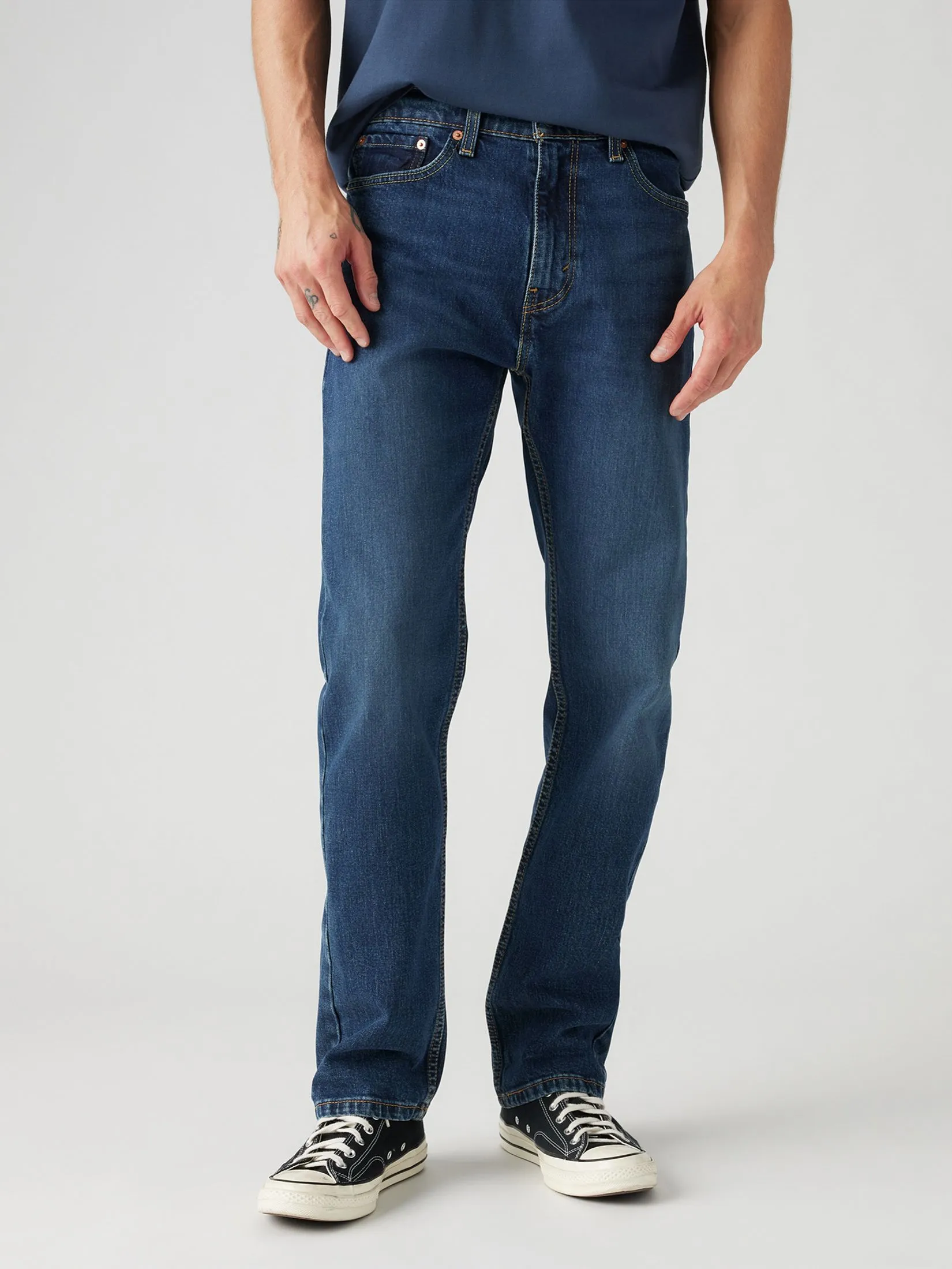 LEVI'S Men's 505™ Regular Jeans Dark Blue LEVI'S Men's 505™ Regular Jeans Dark Blue