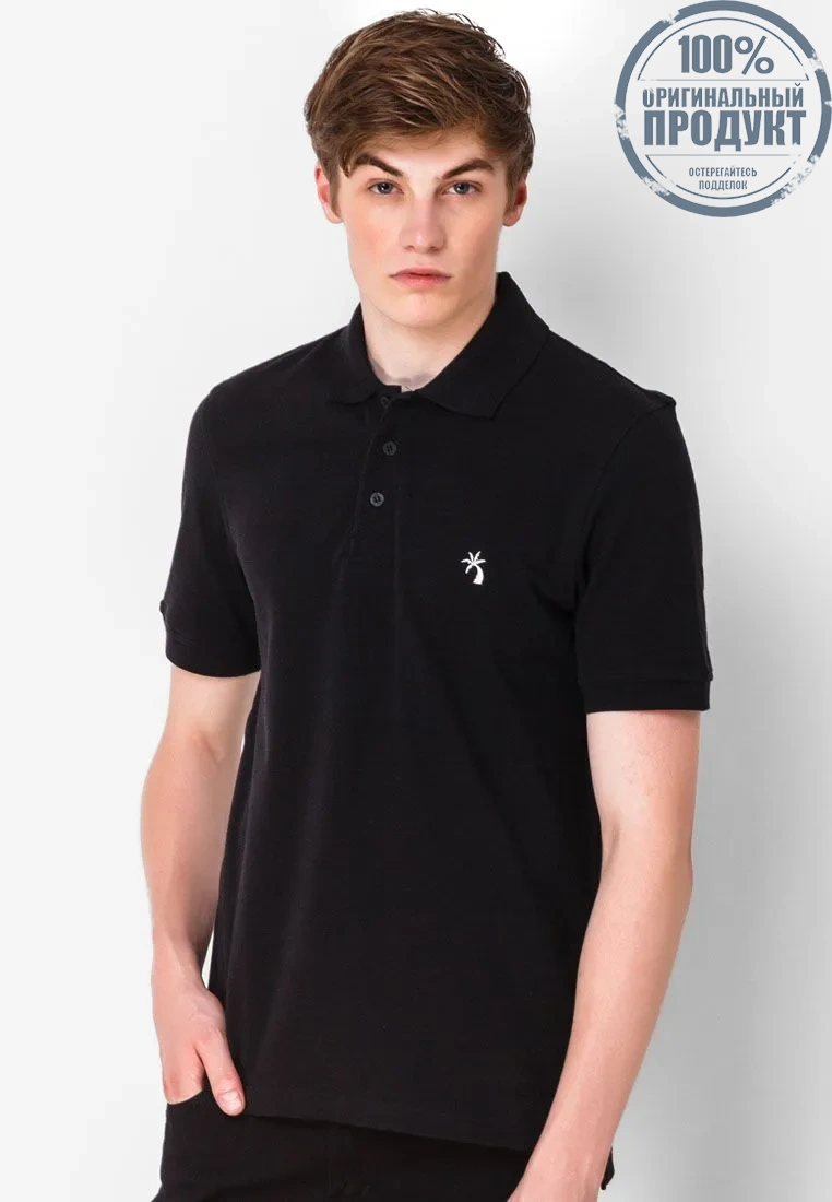 OASIS Black Maglorix Tree Logo Design Polo OASIS Black Maglorix Tree Logo Design Polo