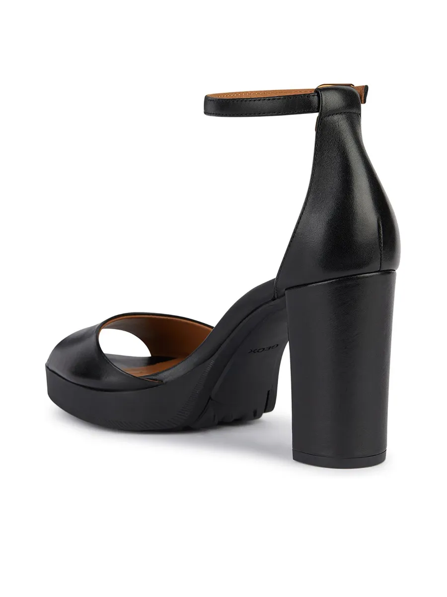 GEOX Women High Heel Ankle Strap D Walk Pleasure 85S