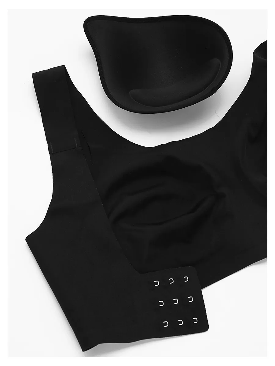 SABINA [Online Exclusive]  Soft Collection Seamless Wireless Bra - Black