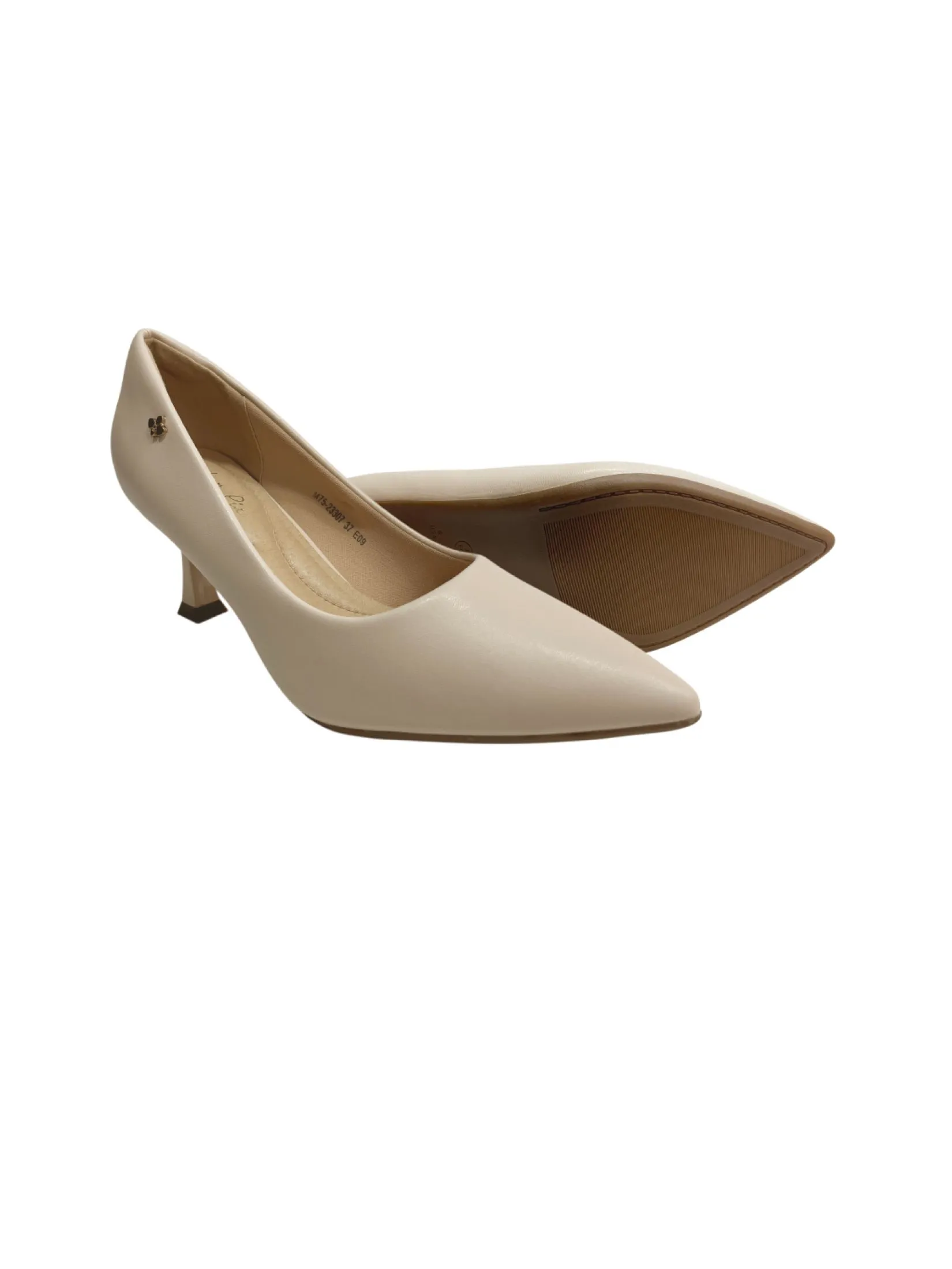 MARIA PIA Beige High-heeled shoes, model M75-23307 MARIA PIA Beige High-heeled shoes, model M75-23307