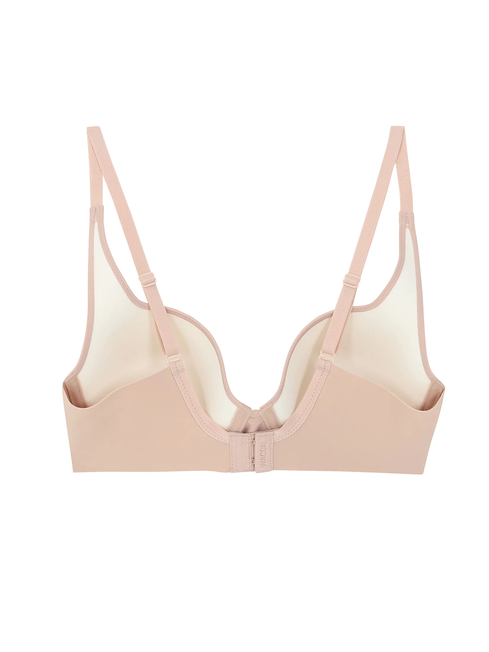 WACOAL Women Smooth Bra underwire thin padded beige WACOAL Women Smooth Bra underwire thin padded beige