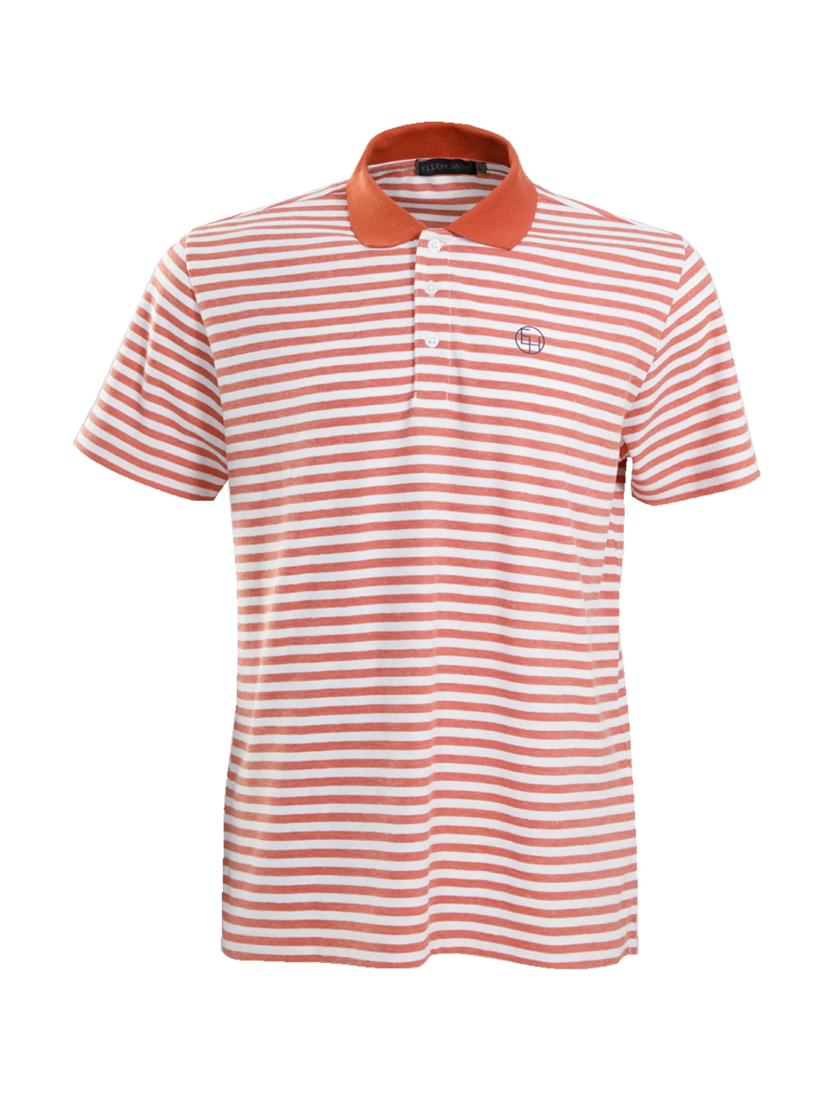 ELLE HOMME Men's short sleeved polo shirt W8K910 - Orange ELLE HOMME Men's short sleeved polo shirt W8K910 - Orange
