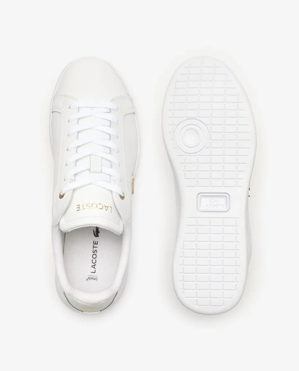 LACOSTE Women’s Carnaby Pro Leather Trainers White LACOSTE Women’s Carnaby Pro Leather Trainers White