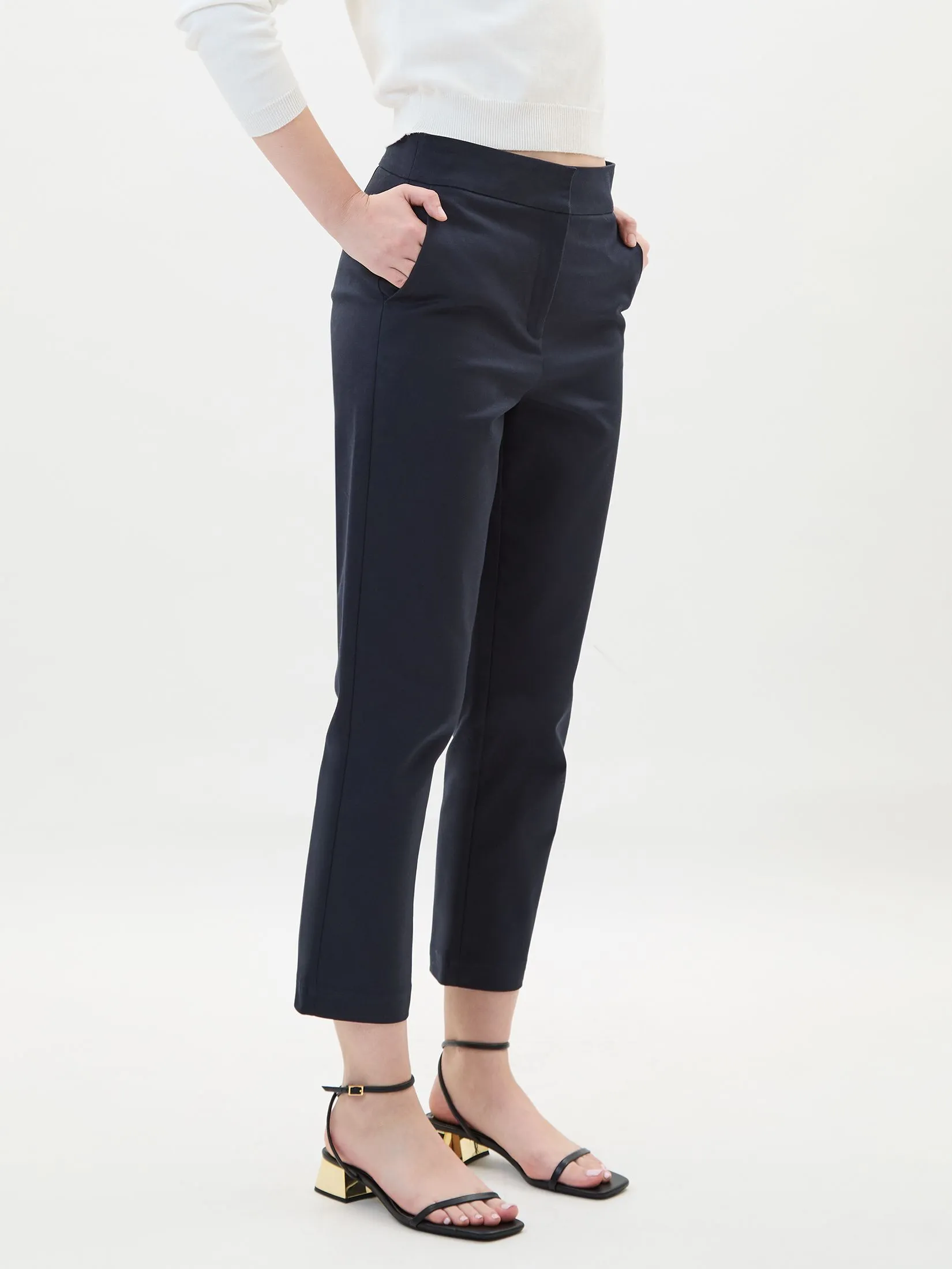 EP Slim Trousers Woman Dark blue EP Slim Trousers Woman Dark blue
