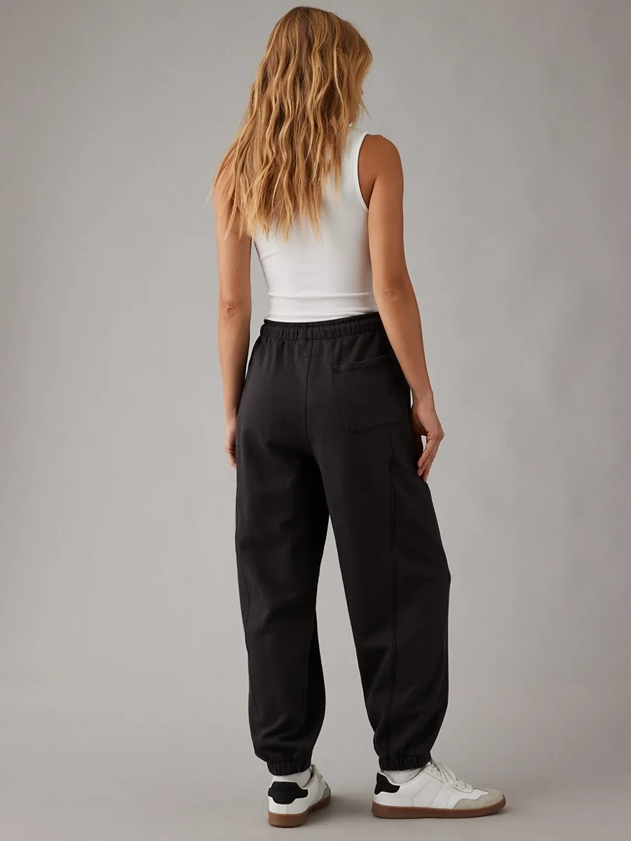 American Eagle WOMEN 5099 CARGO BAGGY JOGGER 008 CHARCOAL American Eagle WOMEN 5099 CARGO BAGGY JOGGER 008 CHARCOAL