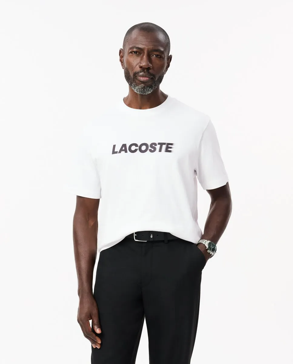 LACOSTE Heavy Cotton Logo T-shirt White LACOSTE Heavy Cotton Logo T-shirt White
