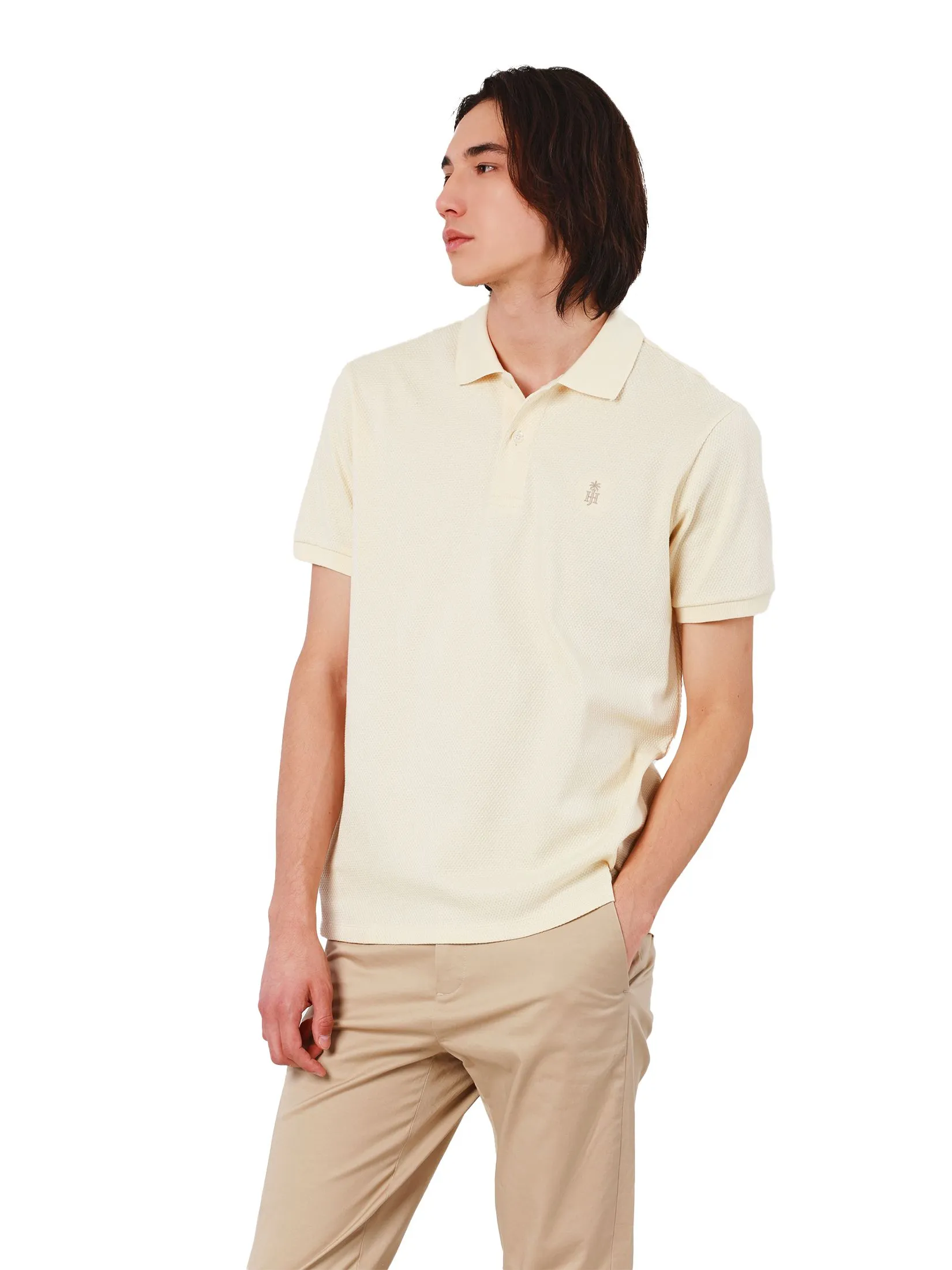 JOHN HENRY Men's Polo (Slim Fit) Rejuvenate Vacation Beige JOHN HENRY Men's Polo (Slim Fit) Rejuvenate Vacation Beige