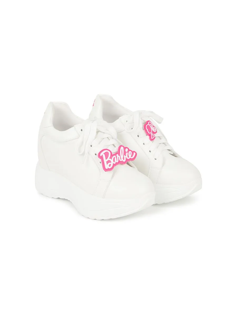 SHU WOMEN  X BARBIE SNEAKERS PLATFORM 4"  -WHITE SHU WOMEN  X BARBIE SNEAKERS PLATFORM 4"  -WHITE