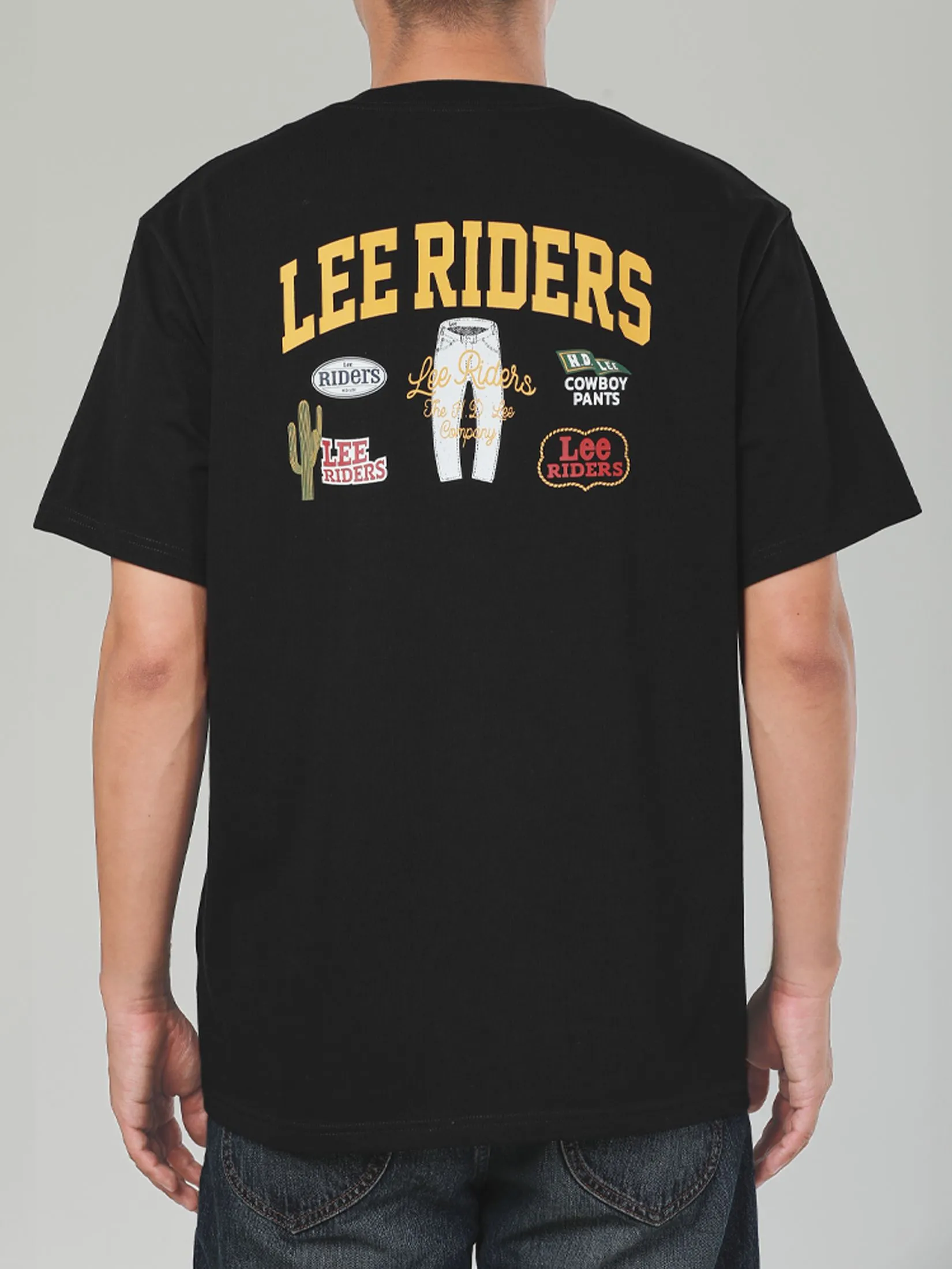 LEE Men's Tee Short Sleeve Lee Riders Collection Comfort Fit Black LEE Men's Tee Short Sleeve Lee Riders Collection Comfort Fit Black