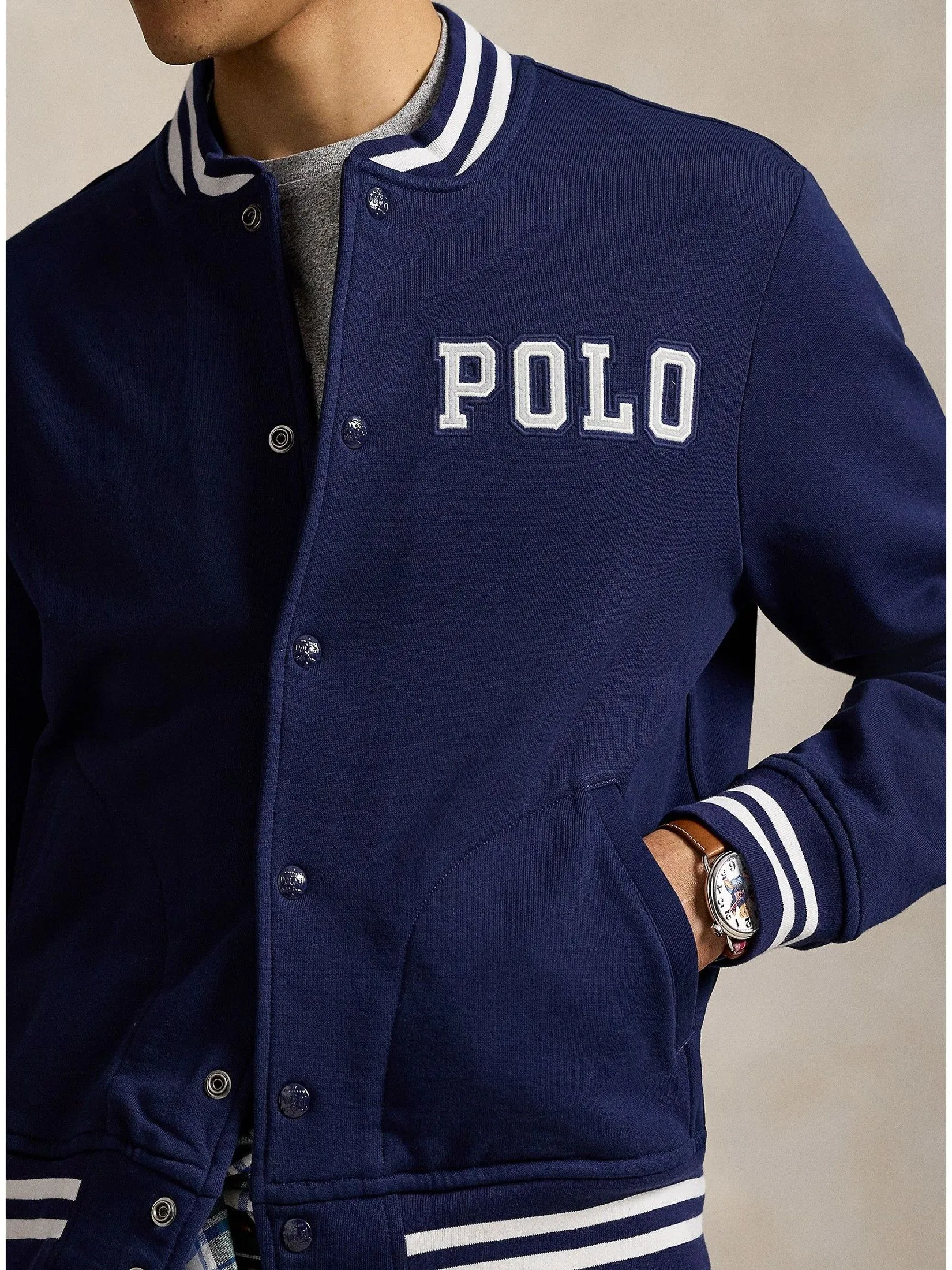 POLO RALPH LAUREN Jacket Men MNPOKNI16824469 Navy POLO RALPH LAUREN Jacket Men MNPOKNI16824469 Navy