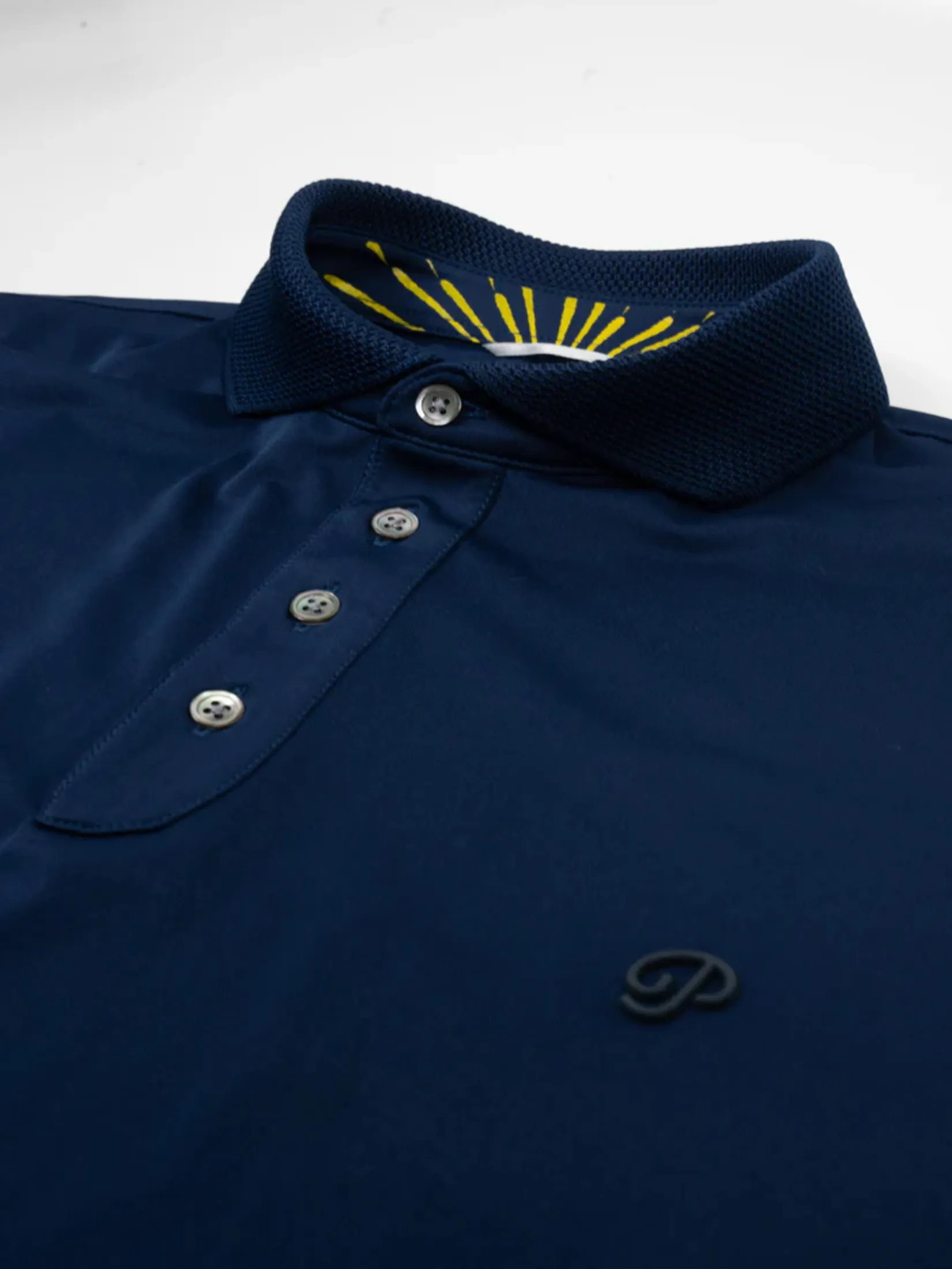 Public Drip ATHLETE TONAL POLO IN NAVY